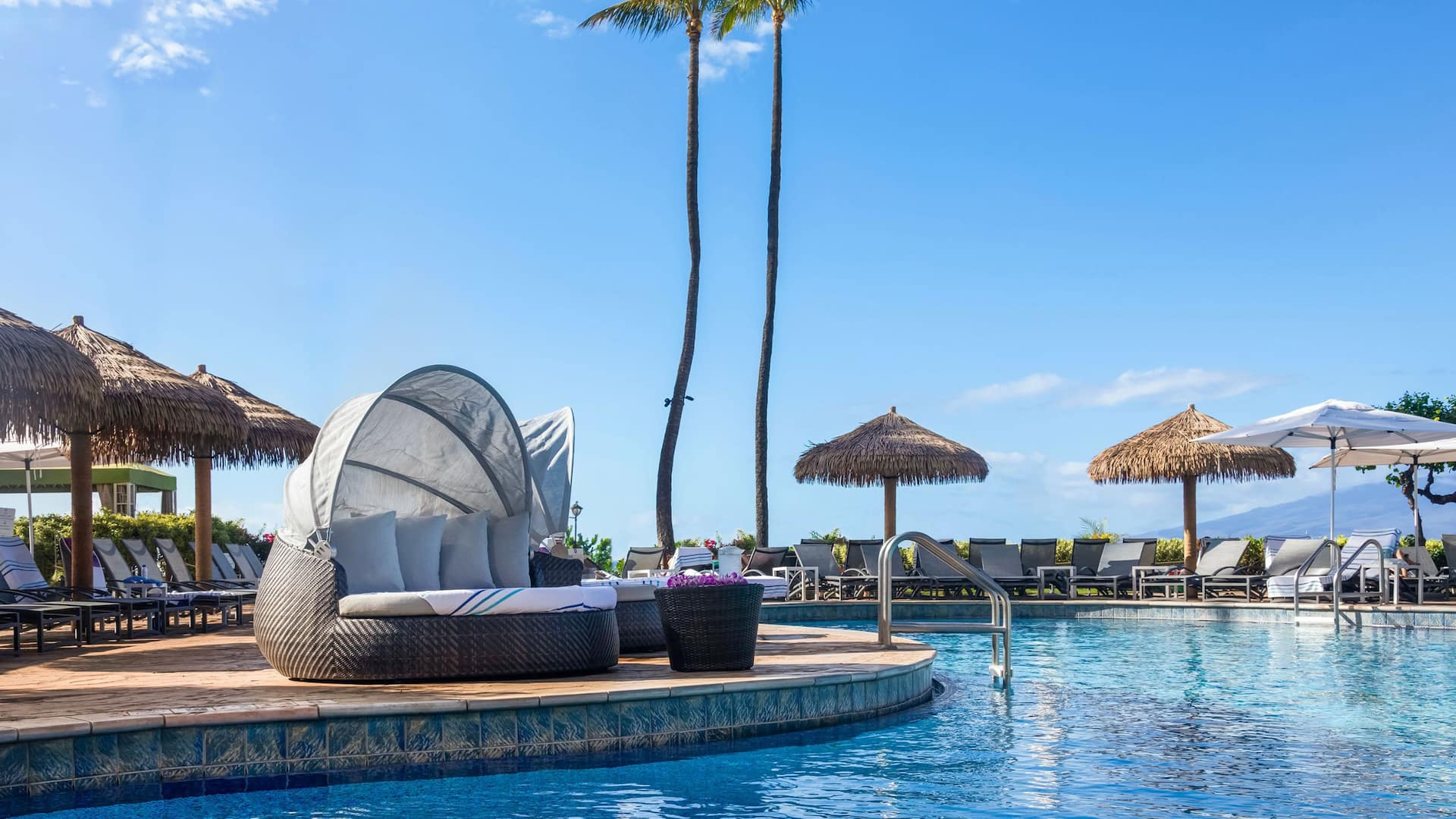 Hyatt Regency Maui Resort and Spa Daybed Poolside