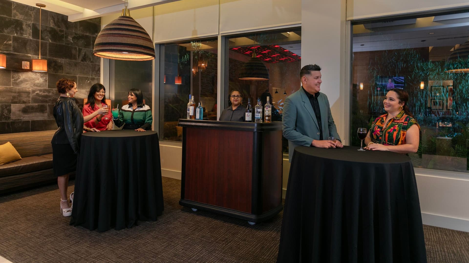 Hyatt Place Manatí Cocktail Setup