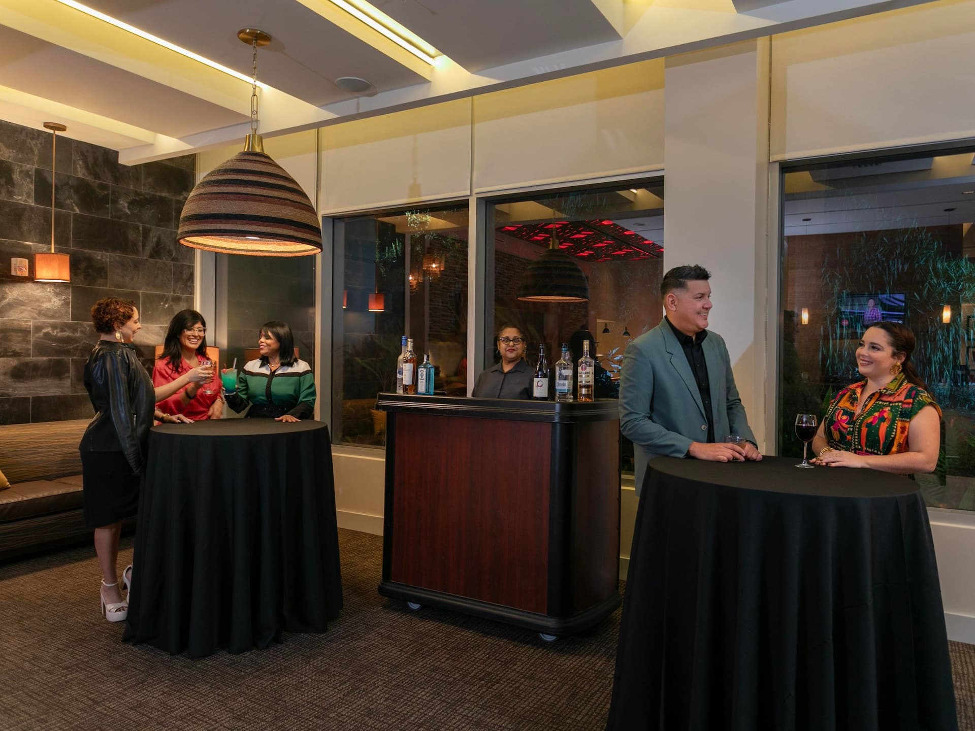 Hyatt Place Manatí Cocktail Setup