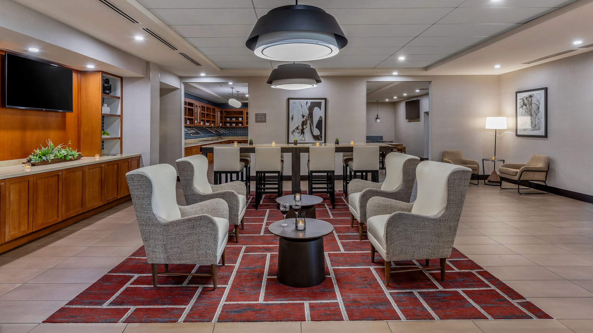 Hyatt Place Phoenix/Chandler-Fashion Center Lounge Seating Candles