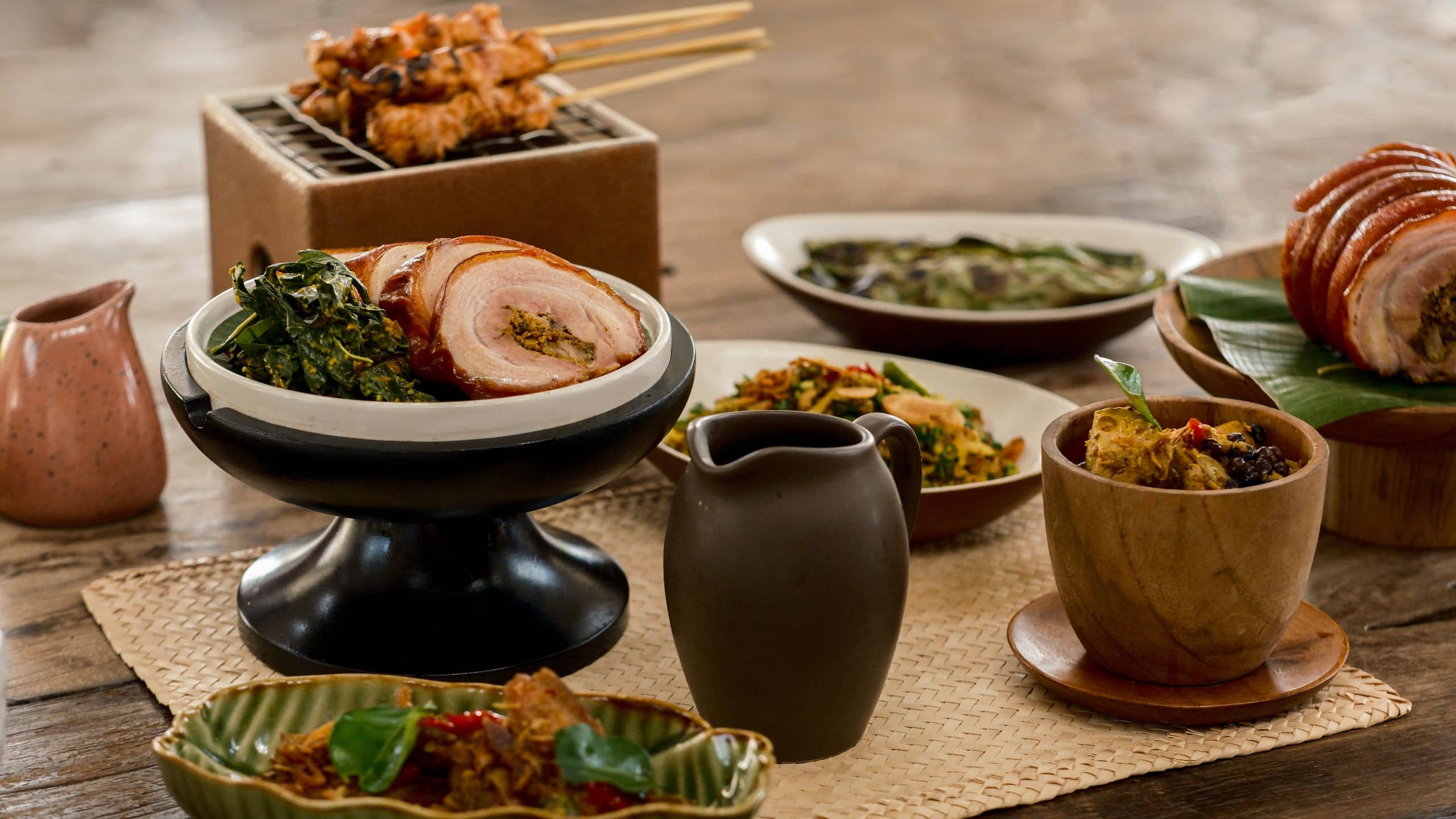 Alila Villas Uluwatu The Warung Menu Samsam Guling Paneling