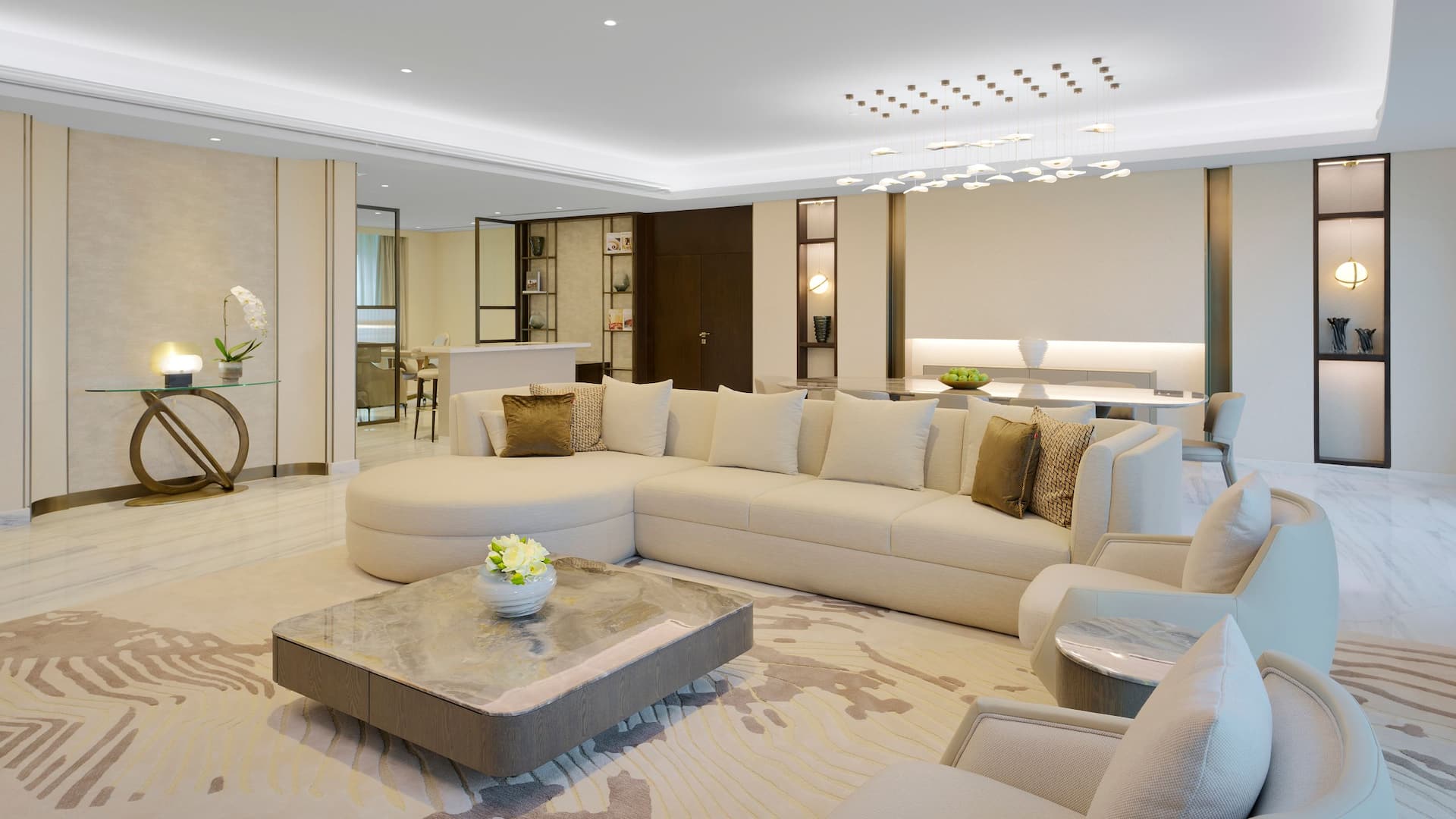 Grand Hyatt Dubai Prince Suite Living Room Layout