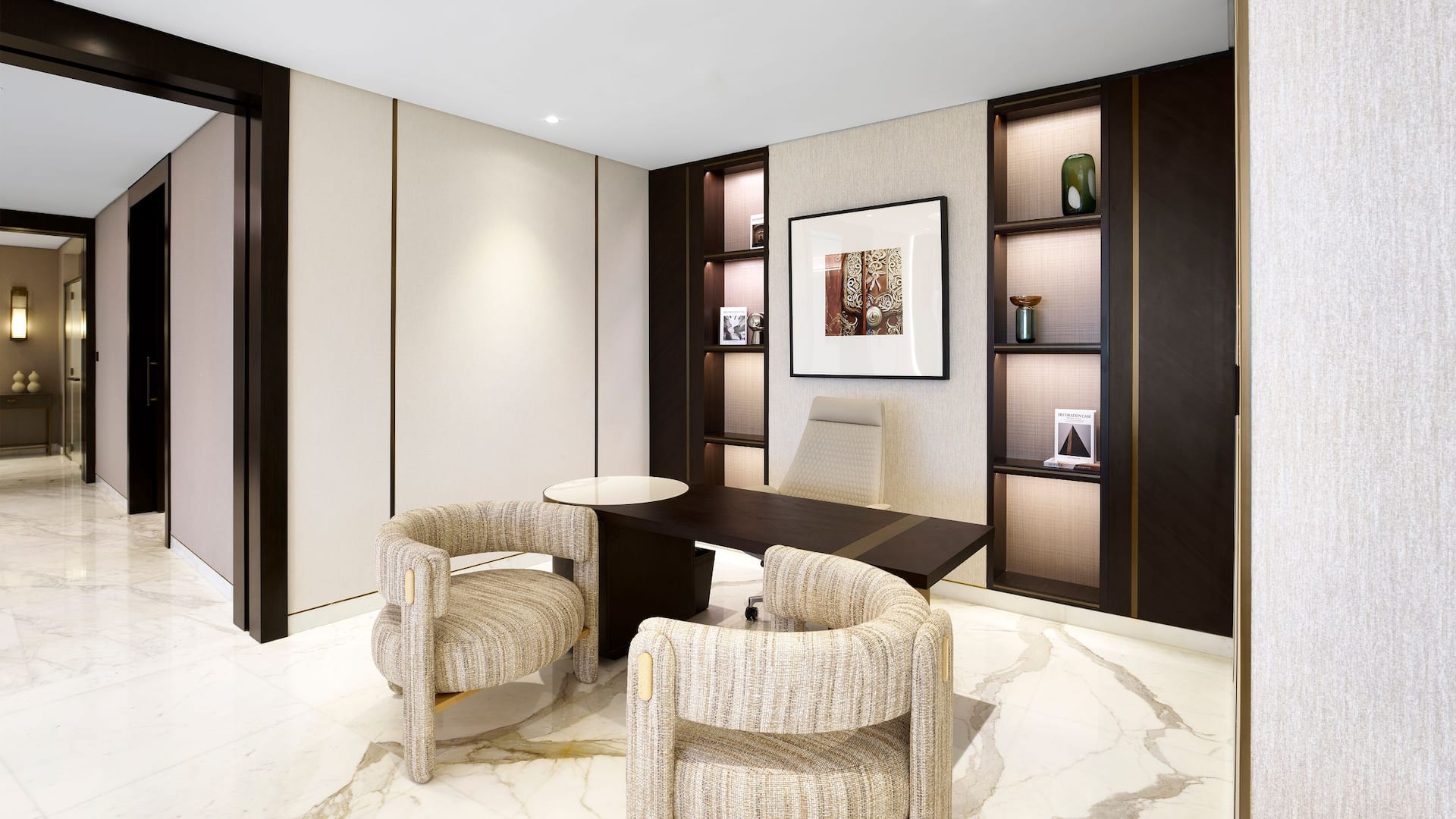 Grand Hyatt Dubai Royal Suite Library