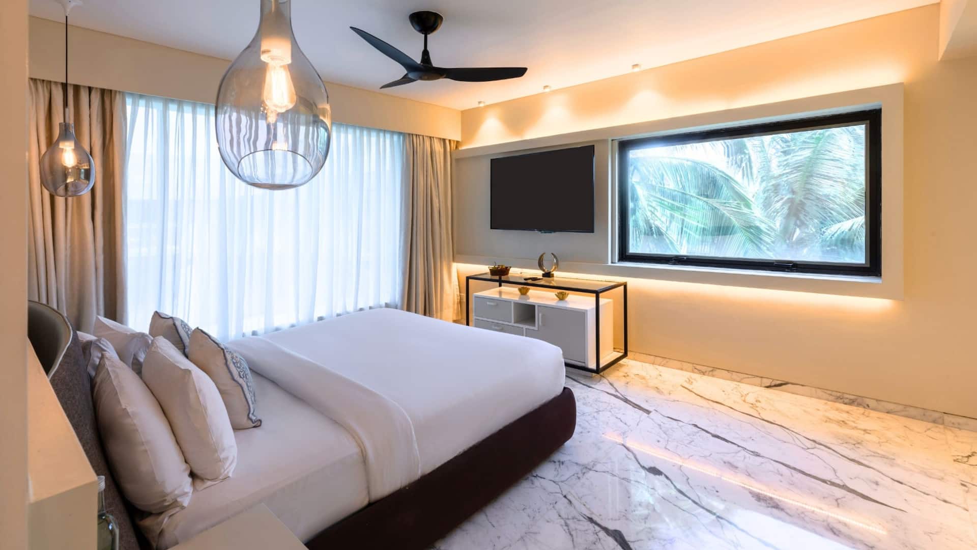 2/5 Hyatt Centric Candolim Goa Deluxe Suite Bedroom Interior