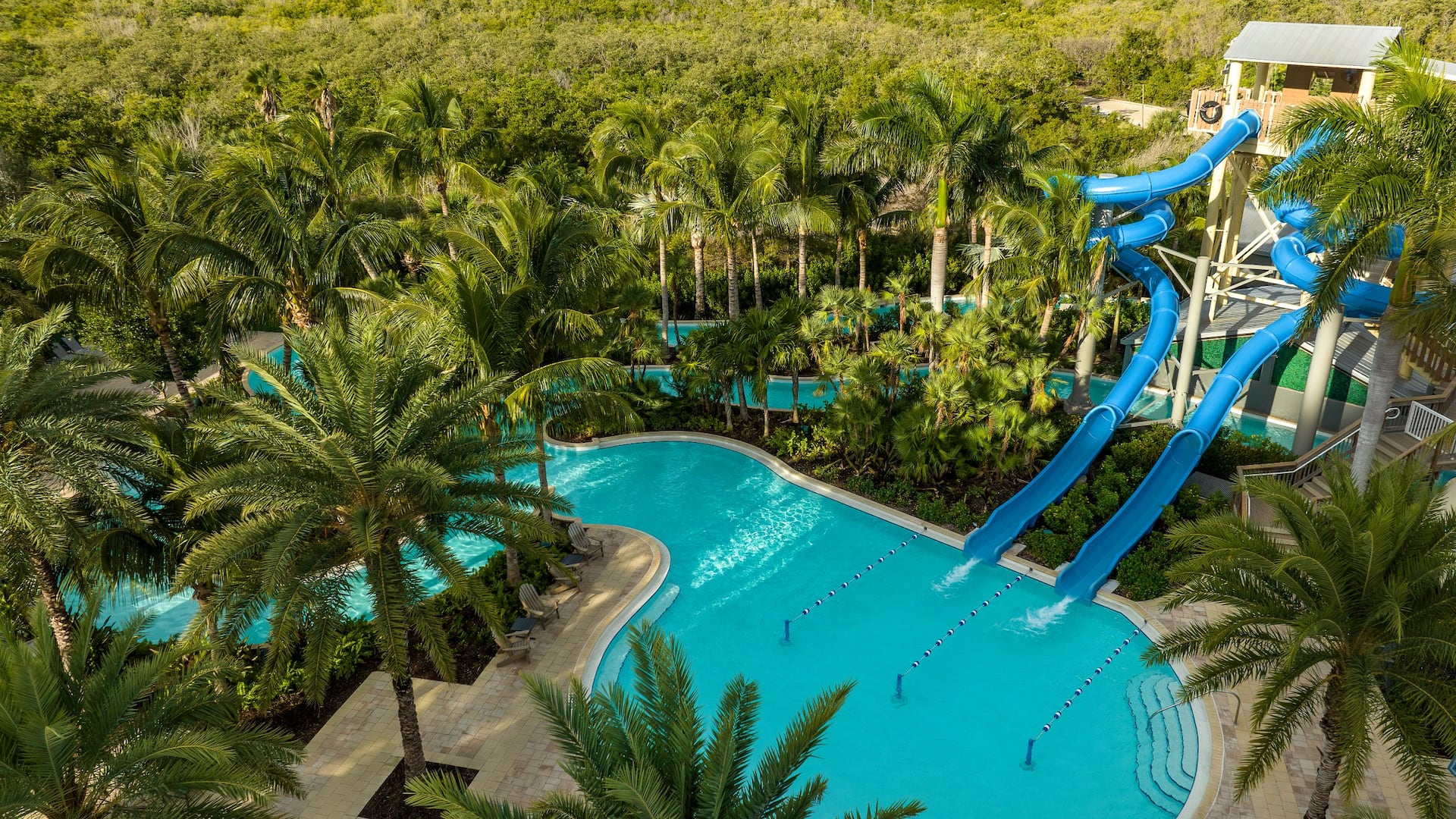 Hyatt Regency Coconut Point Resort and Spa Lazyriver Slides