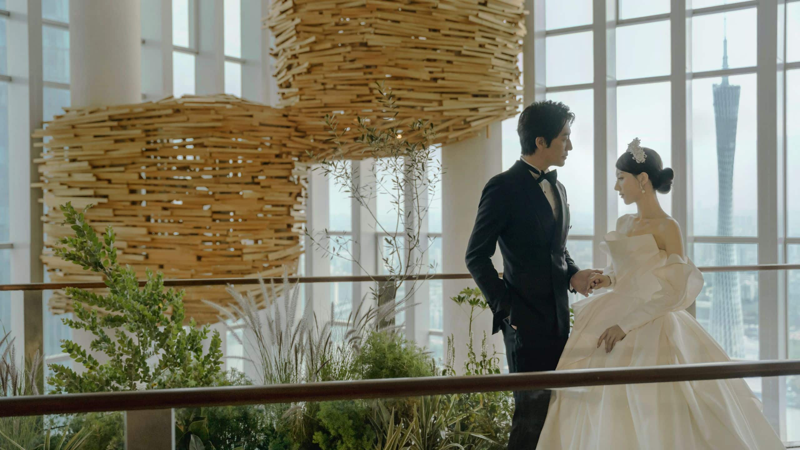Park Hyatt Guangzhou Wedding Bride Groom