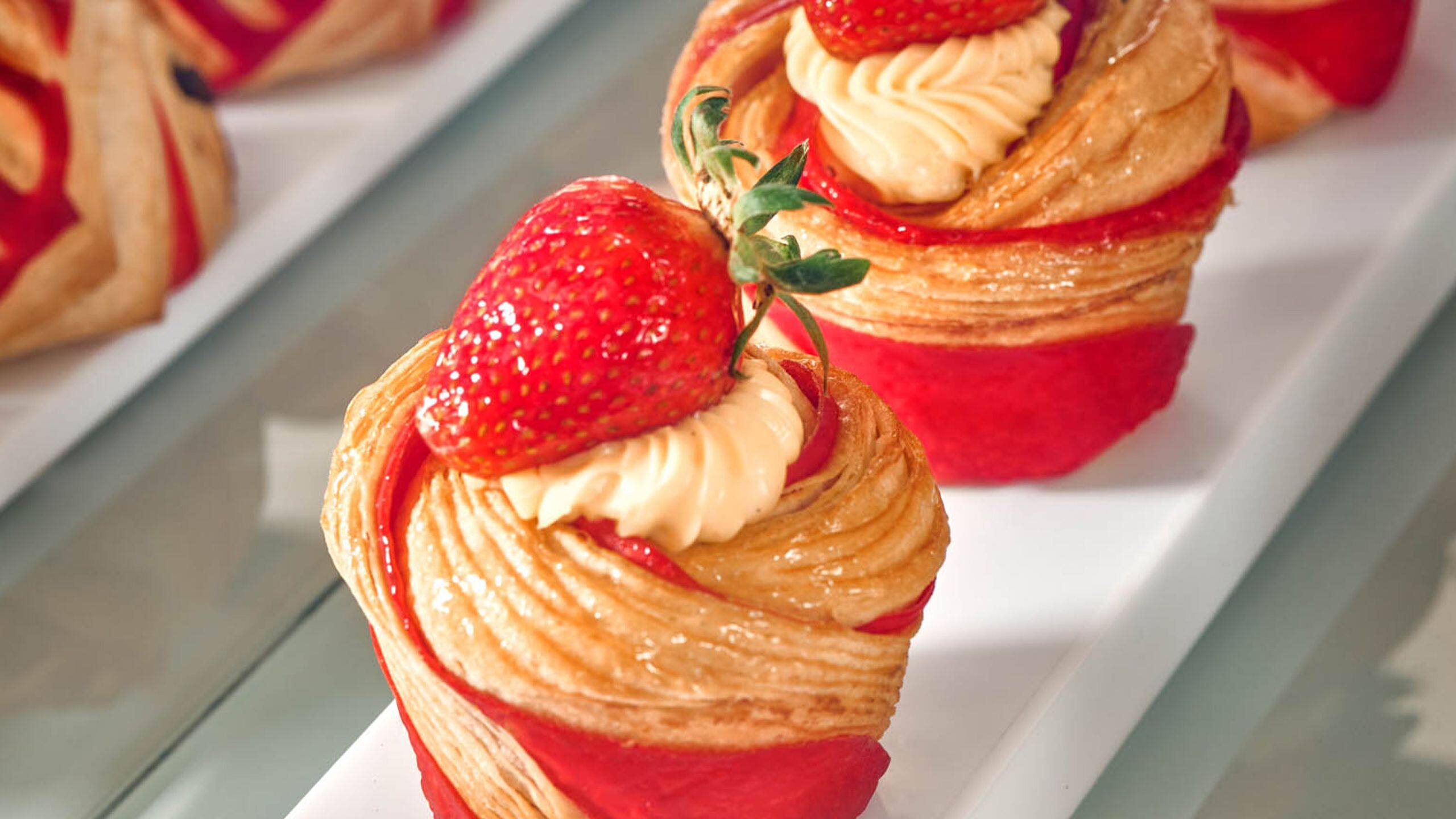 Park Hyatt Strawberry Cream Pastry