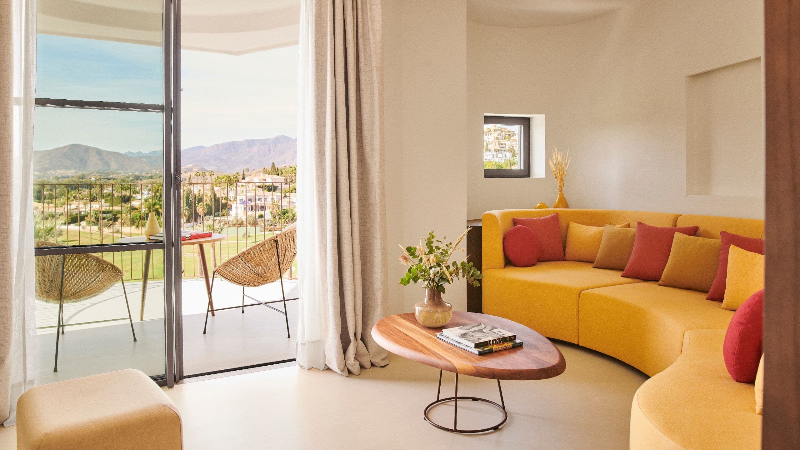 La Zambra Resort Signature Suite Living Room