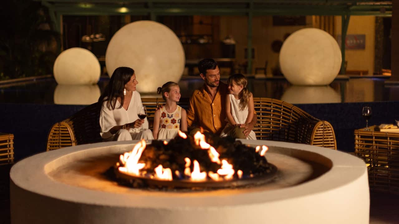 Fire Pits Family Nighttime