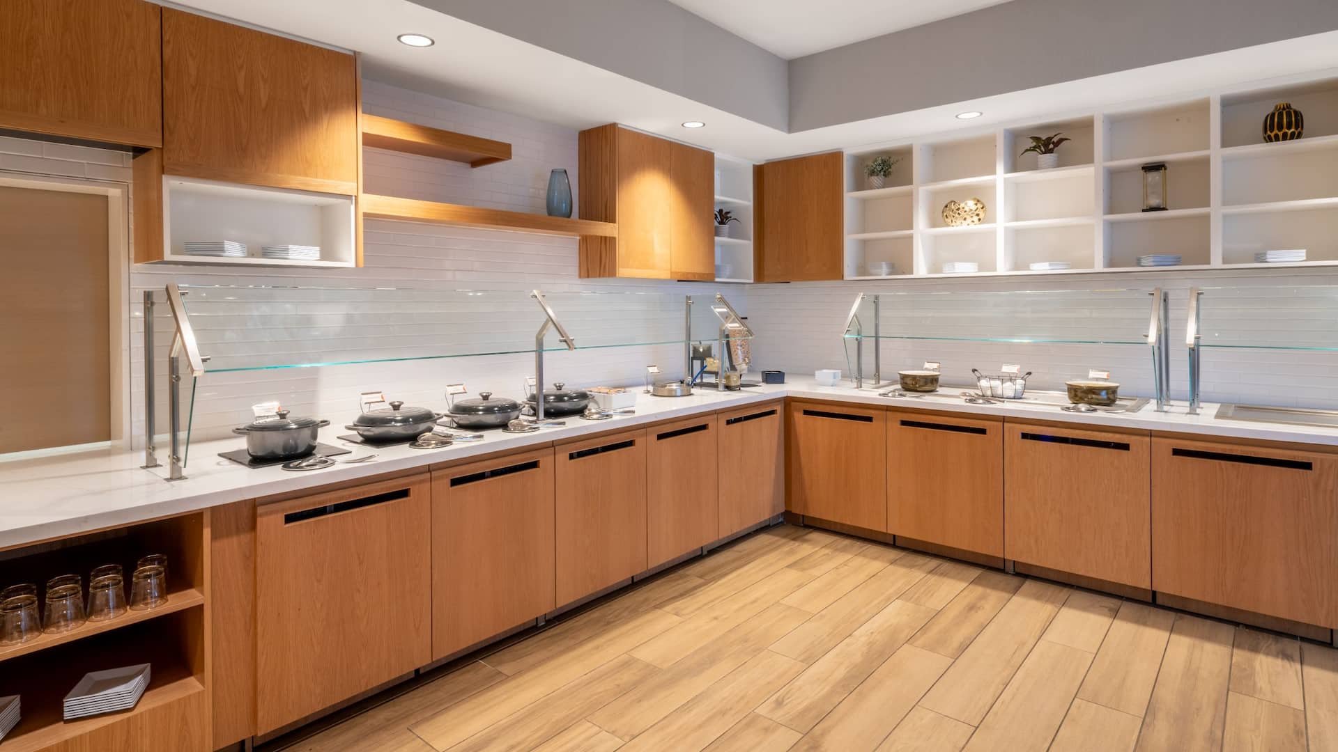 1 of 1 Hyatt House Sacramento Airport / Natomas Breakfast Buffet Dining Layout