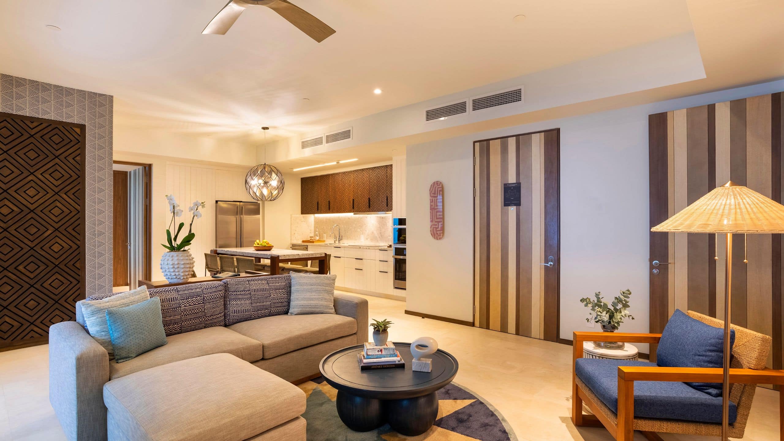 Andaz Costa Rica Resort at Peninsula Papagayo Residences Living Room And Kitchen
