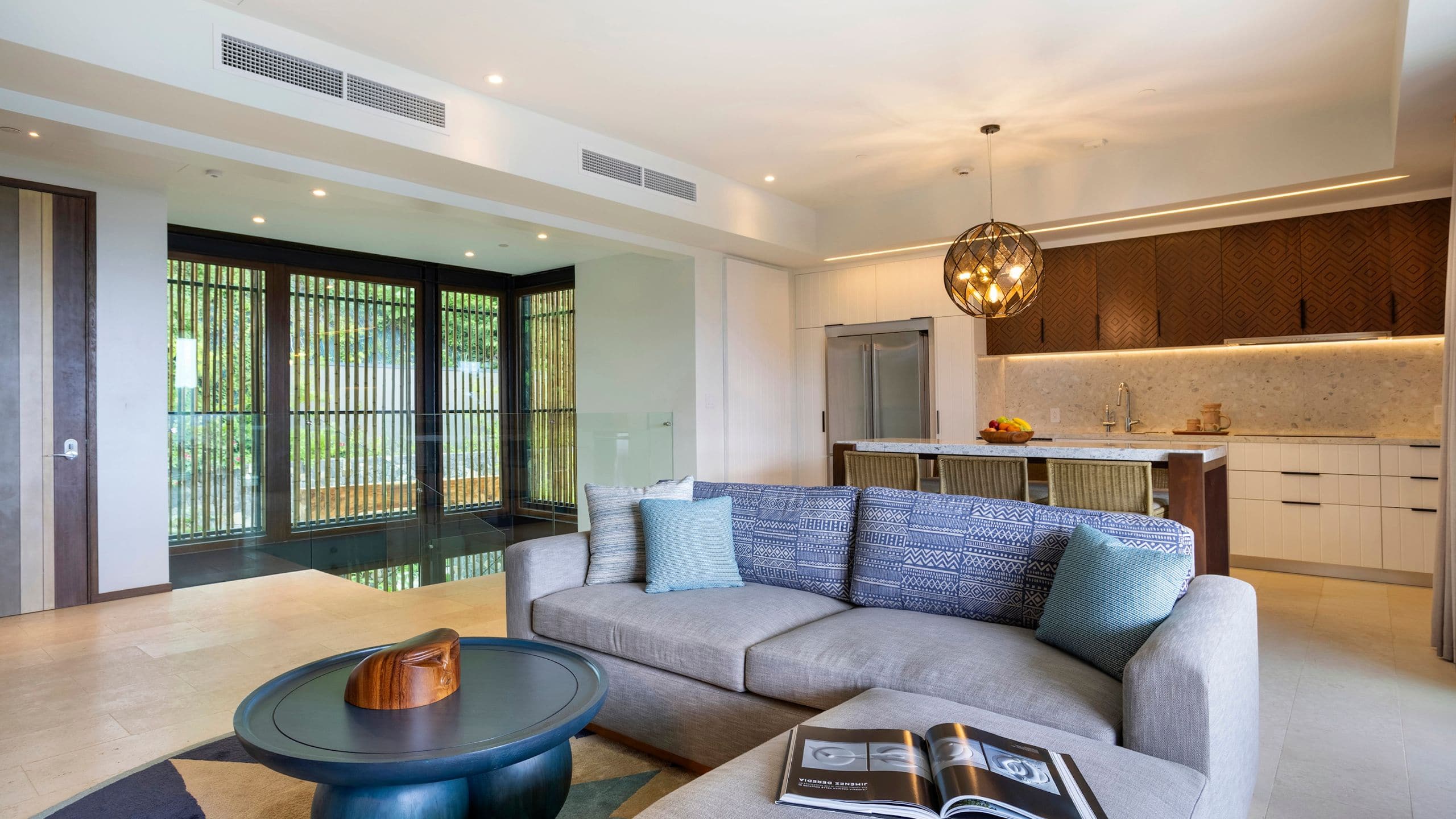 Andaz Costa Rica Resort at Peninsula Papagayo Residence Living Room Kitchen View