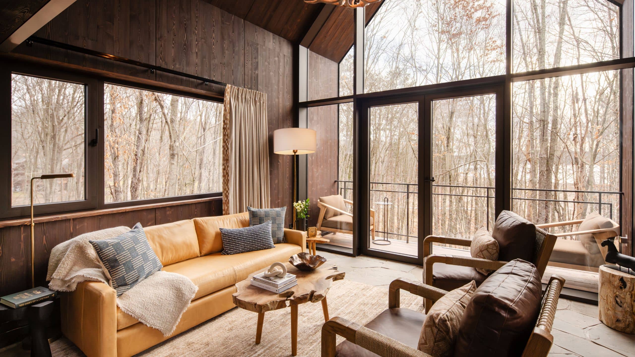 1 of 12 The Chatwal Lodge Treehouse Living Room