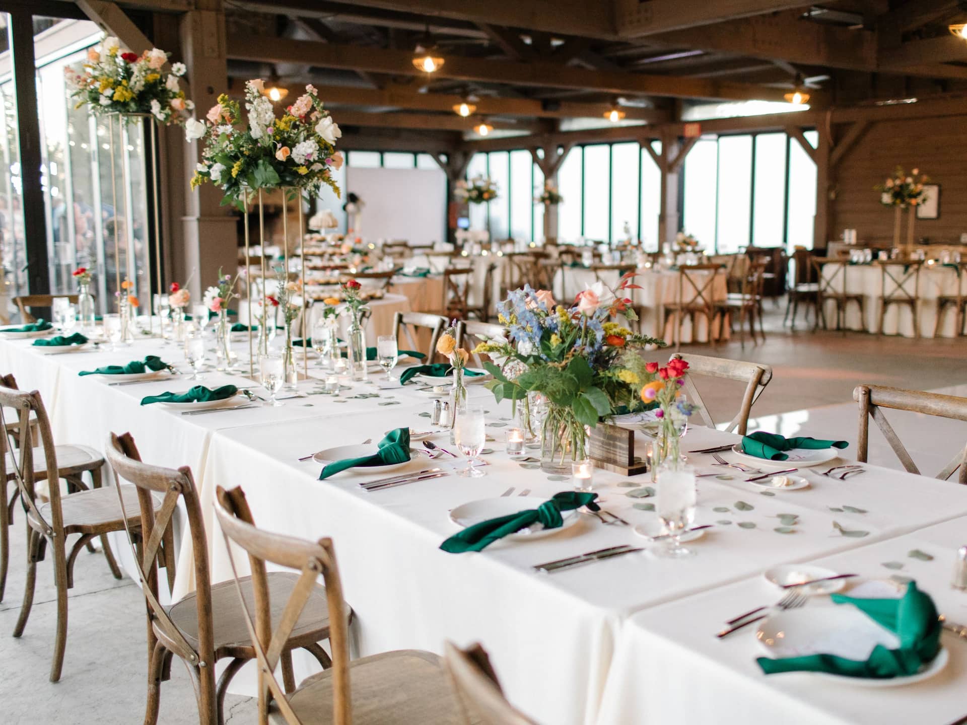 Hyatt Regency Lost Pines Resort and Spa Wedding Reception Lbj Pavilion Centerpiece