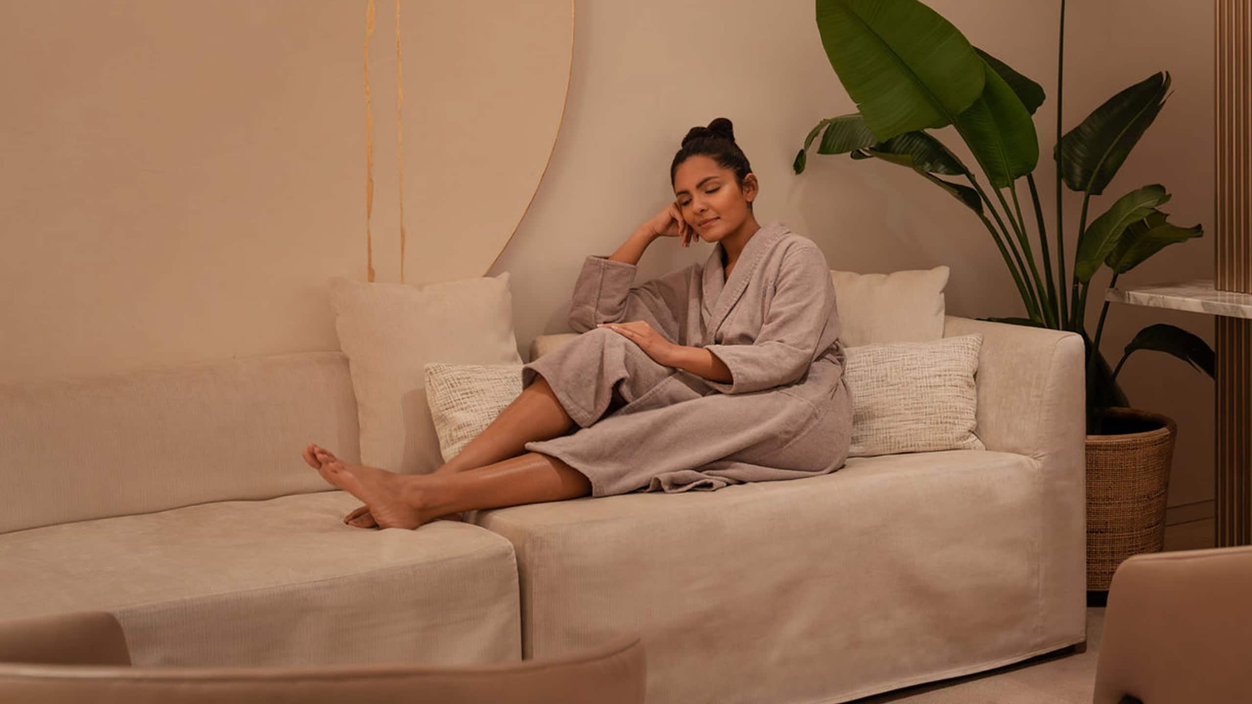 Guest In Stillwater Spa Waiting Room 