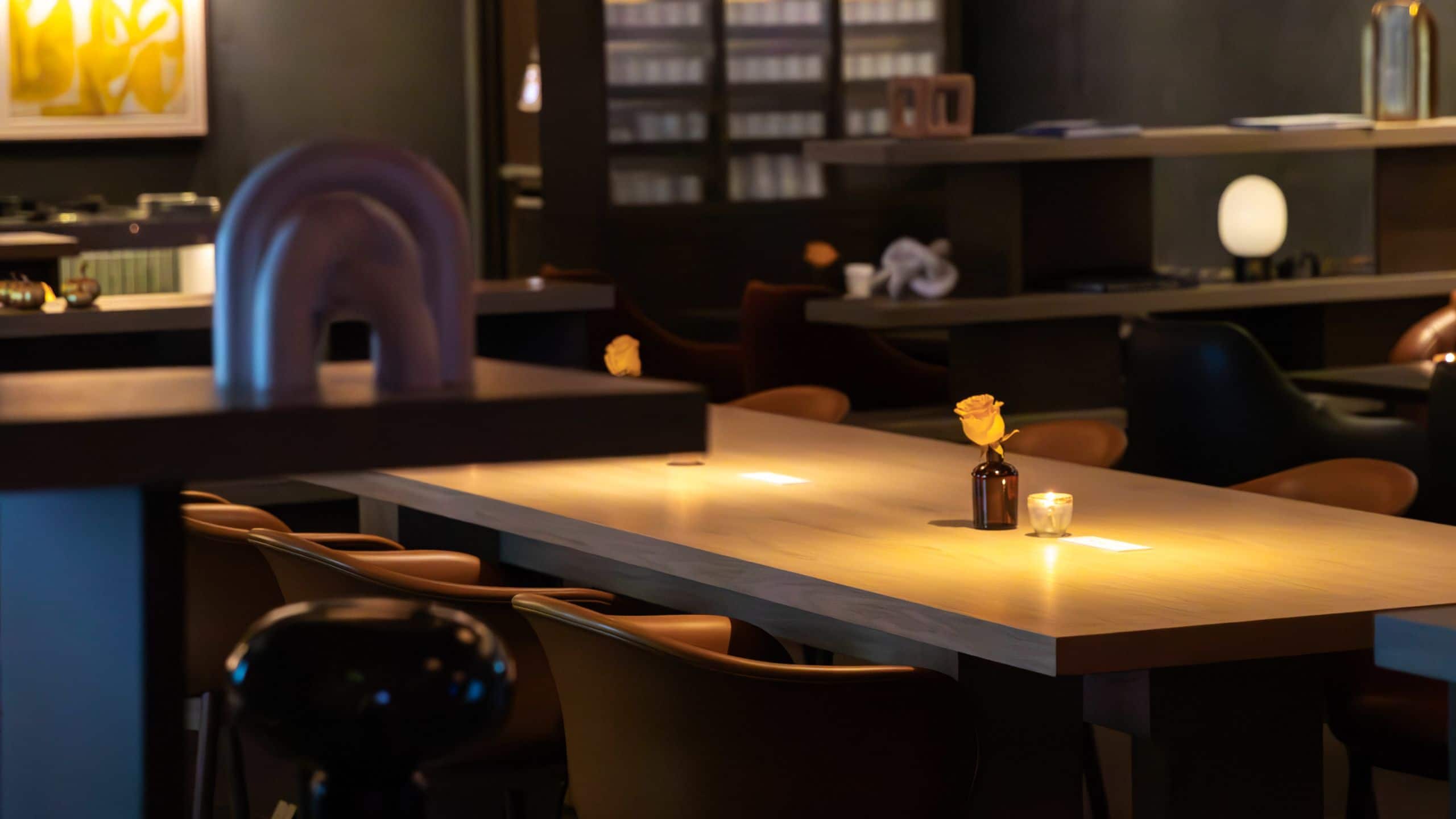 Thompson Central Park New York Upper Stories Lounge Evening