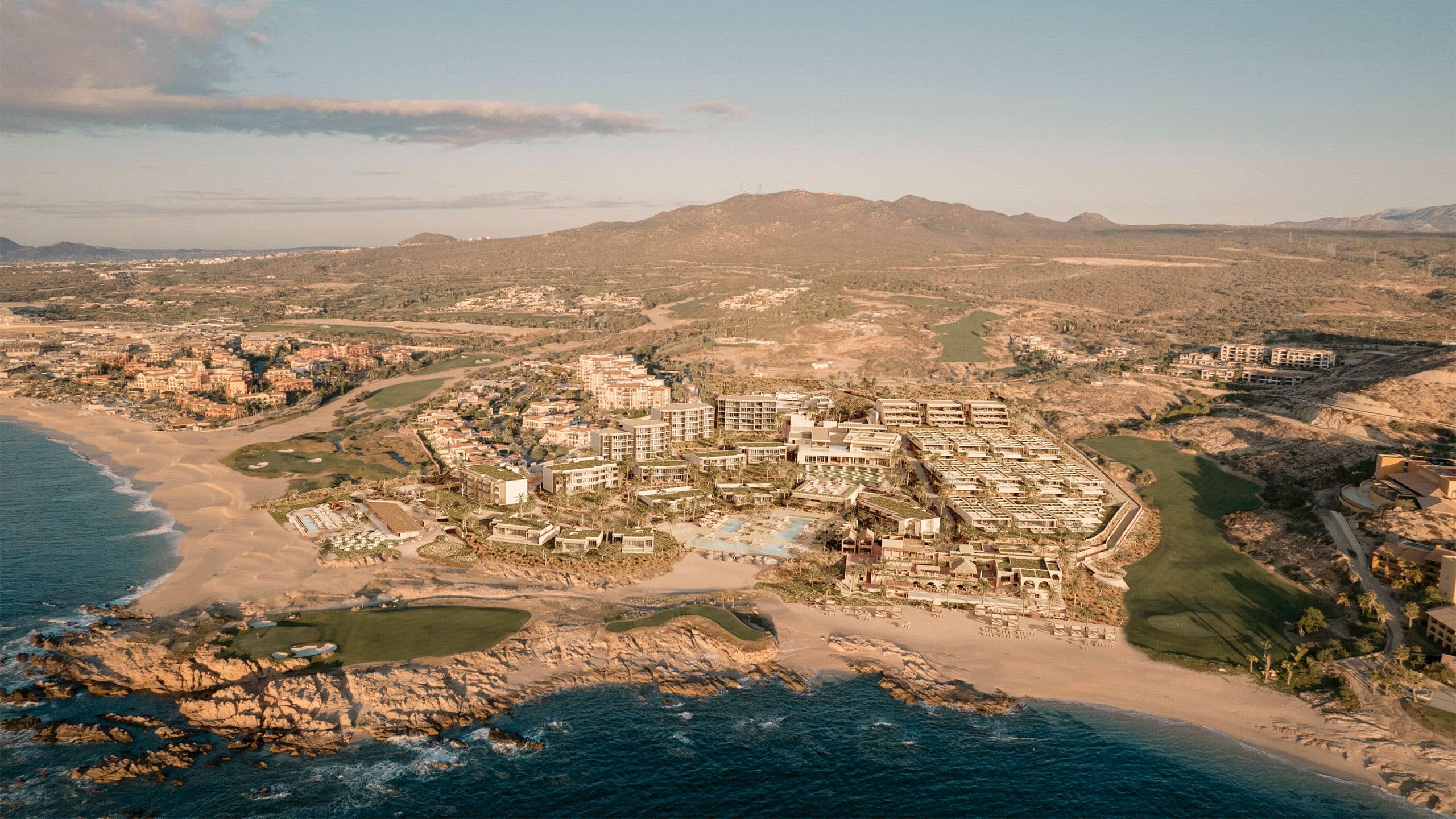Park Hyatt Los Cabos at Cabo Del Sol Aerial Beach View
