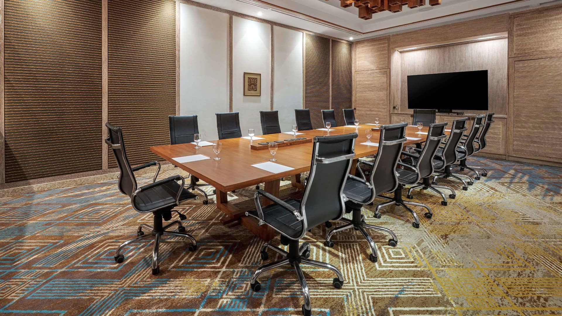 Grand Hyatt Bali Jepun Meeting Room Boardroom Setup