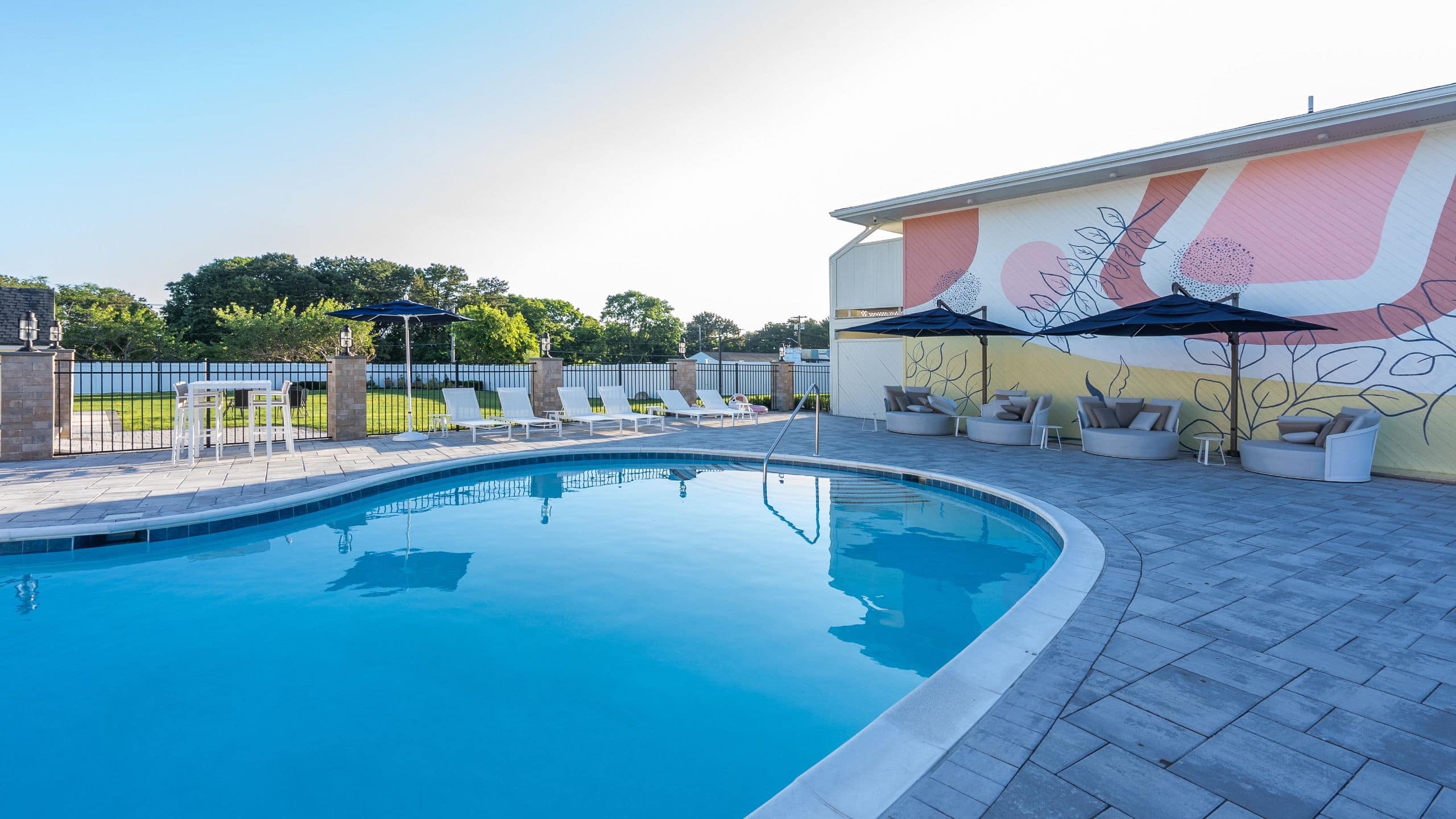 The Bentley Hotel Southampton Swimming Pool And Lounge Chairs