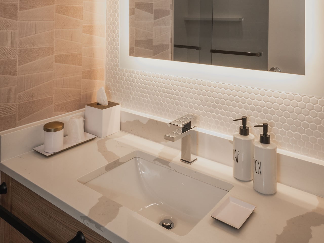 Bathroom Vanity And Shower