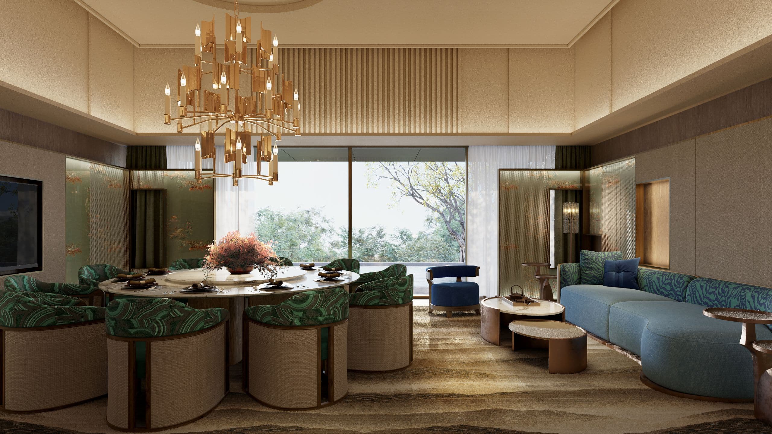 Hotel Yixing, Yangxian Mountain Private Room Of Chinese Restaurant