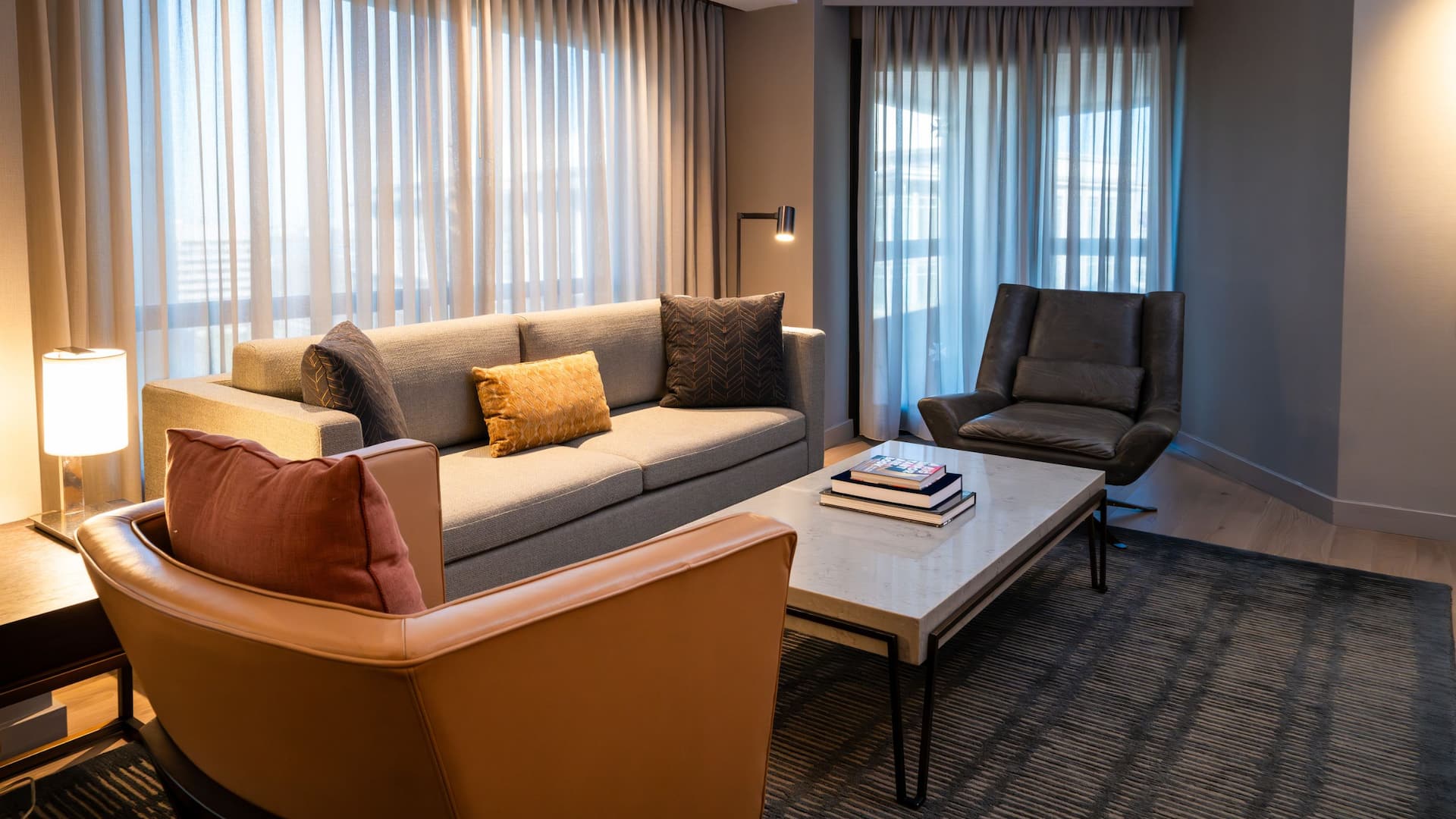 第 7，共 15 Hyatt Regency Crystal City at Reagan National Airport Diplomat Suite Sitting Area