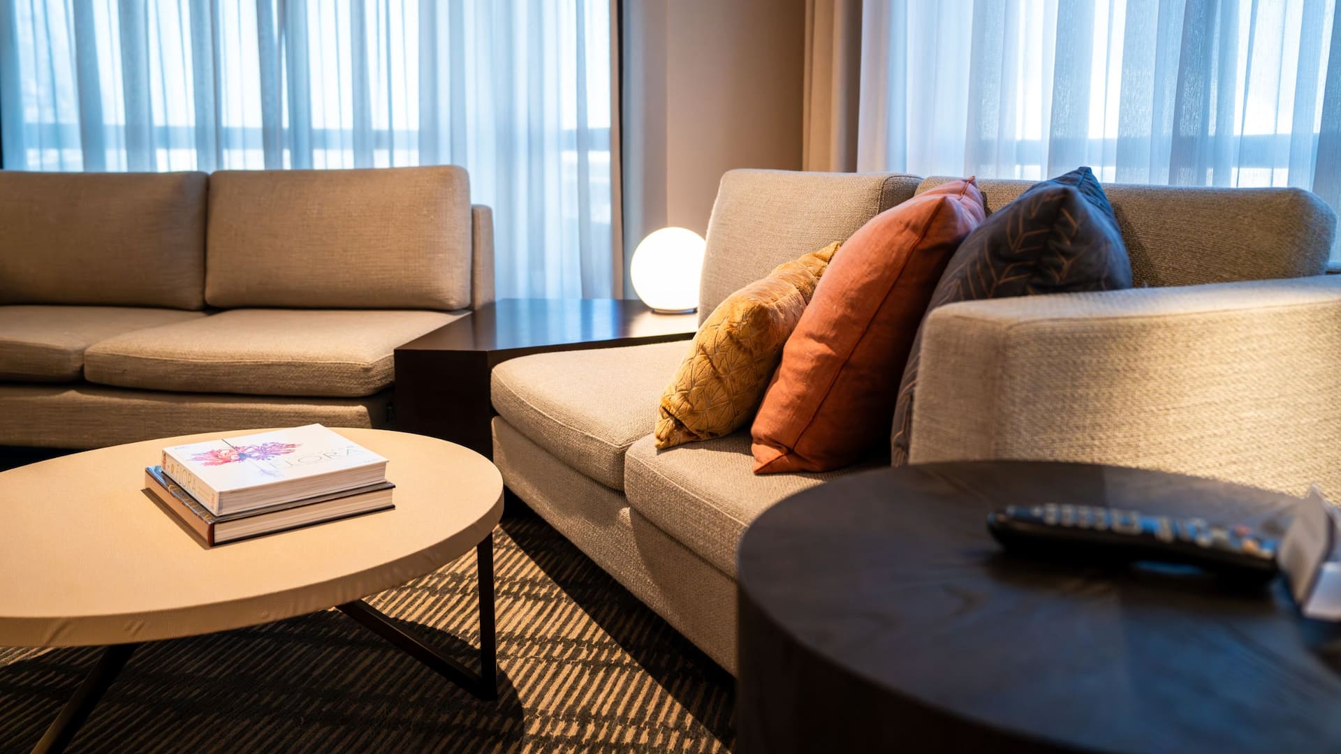 第 8，共 14 Hyatt Regency Crystal City at Reagan National Airport Capitol Suite Couch