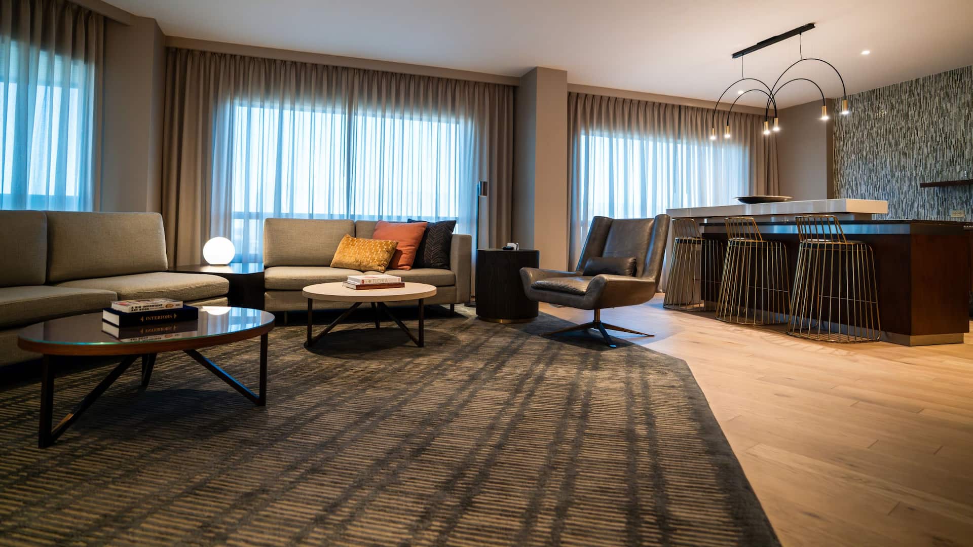 第 10，共 14 Hyatt Regency Crystal City at Reagan National Airport Capitol Suite Living Area