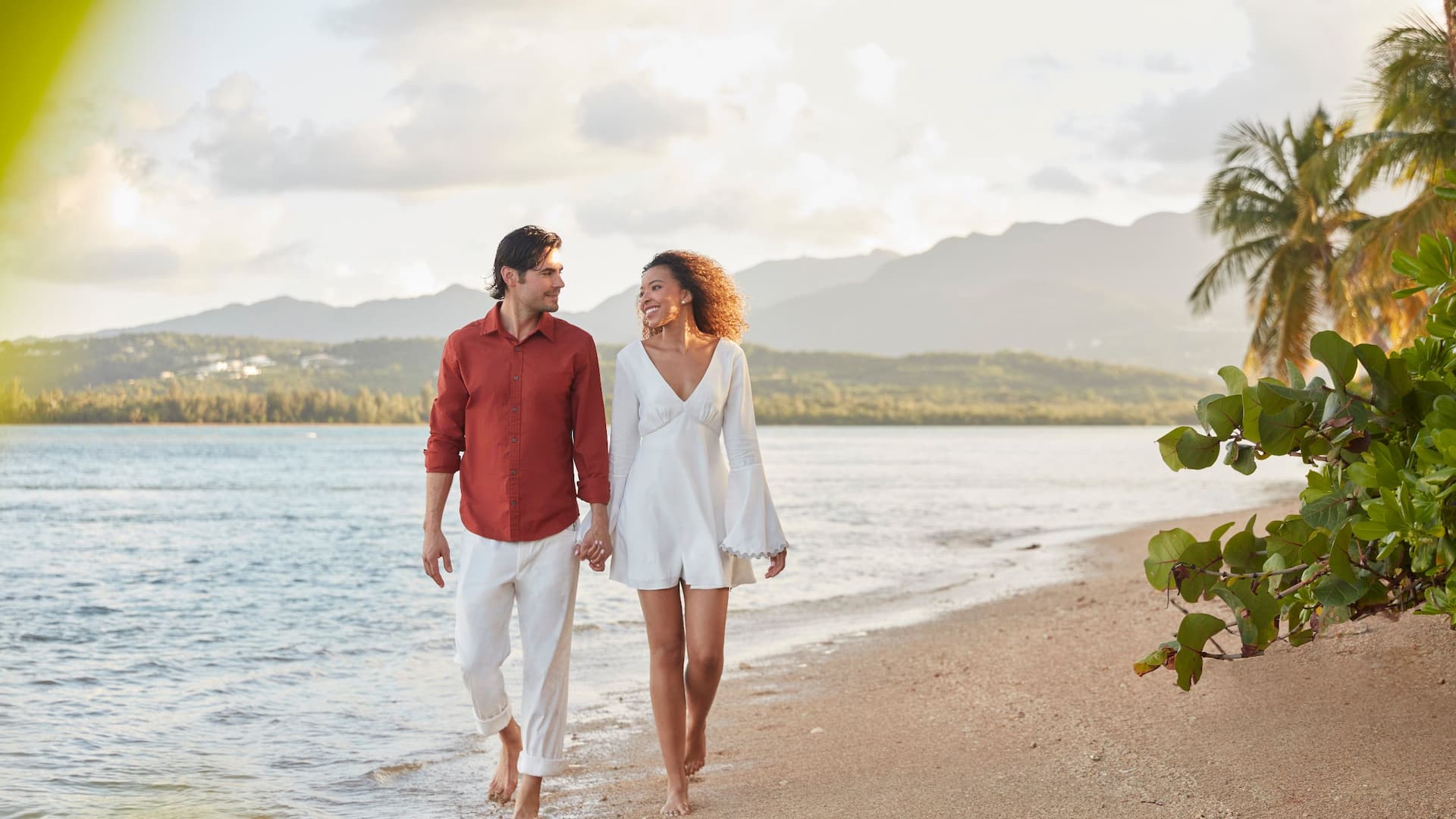Hyatt Regency Grand Reserve Puerto Rico Couple Walking Beach
