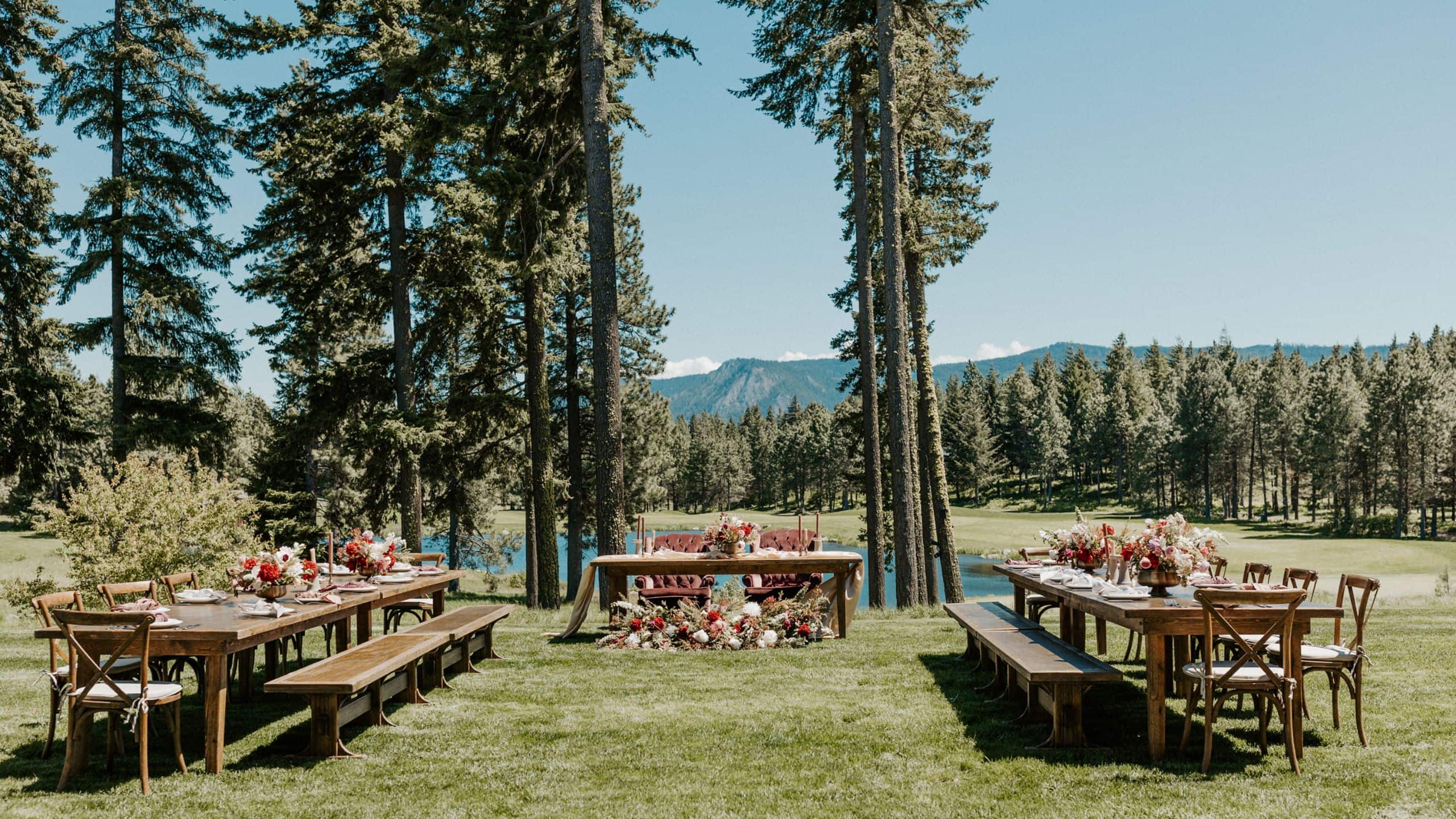 Suncadia Resort Weddings Shoot Summer Reception
