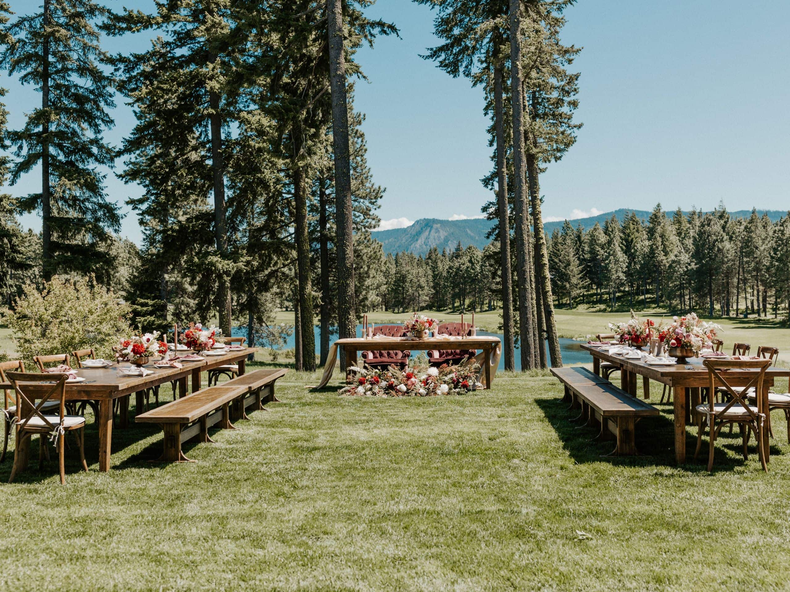 Suncadia Resort Weddings Shoot Summer Reception
