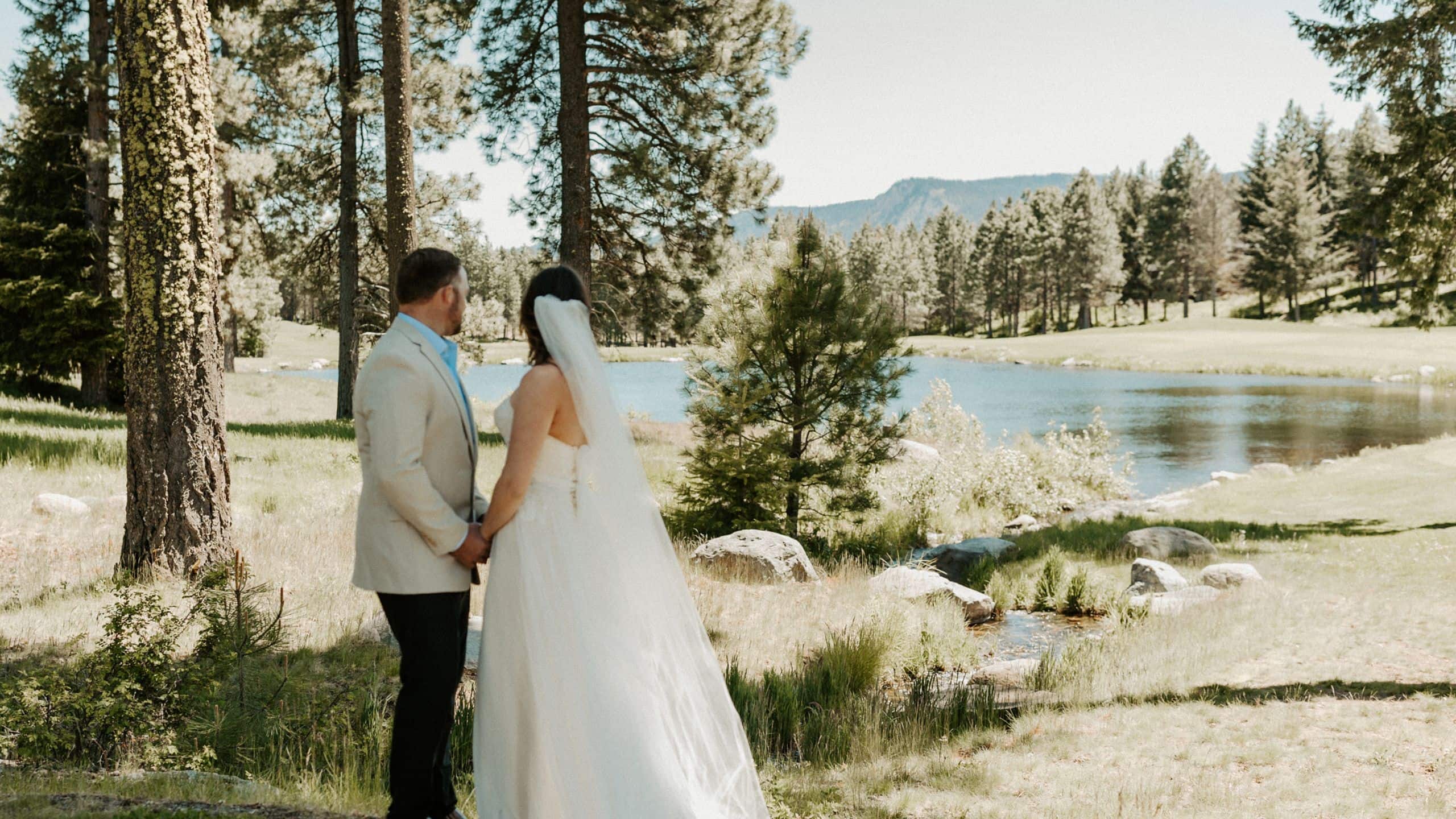 Suncadia Resort Weddings Shoot Summer Looking lake