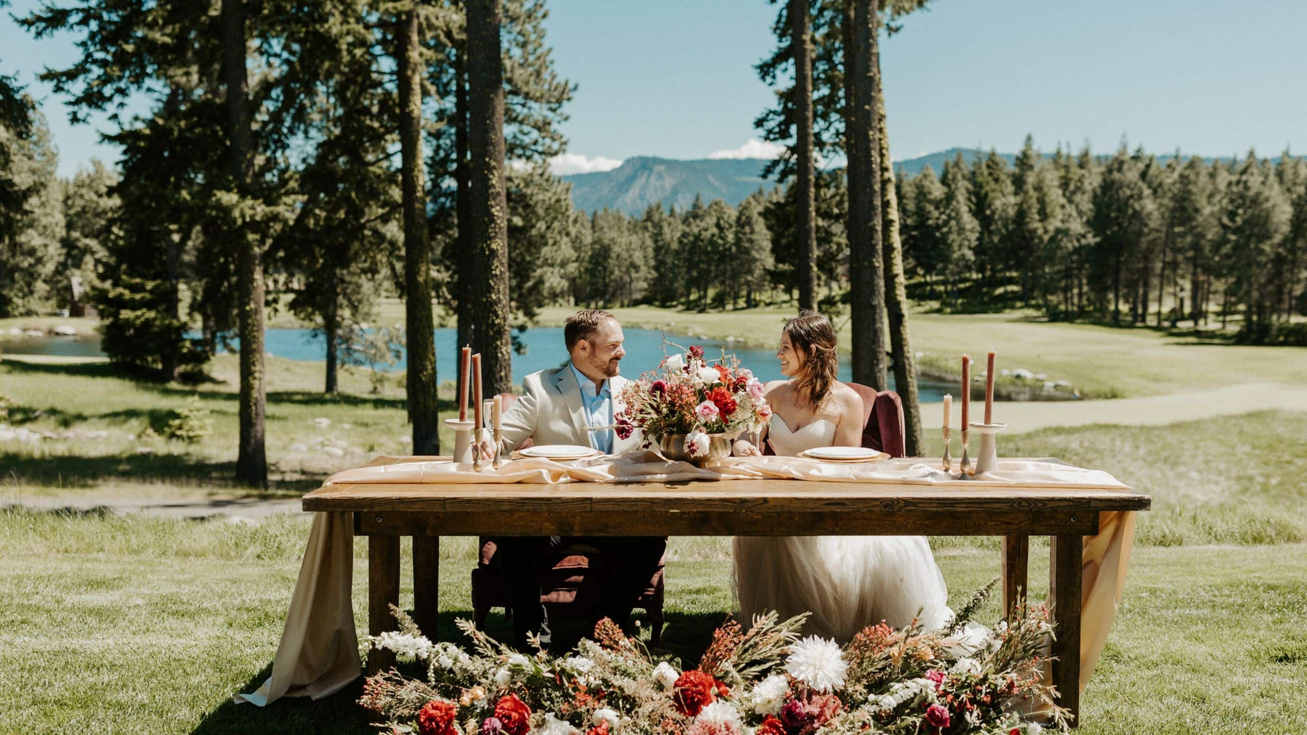 Suncadia Resort Weddings Shoot Summer Main Table