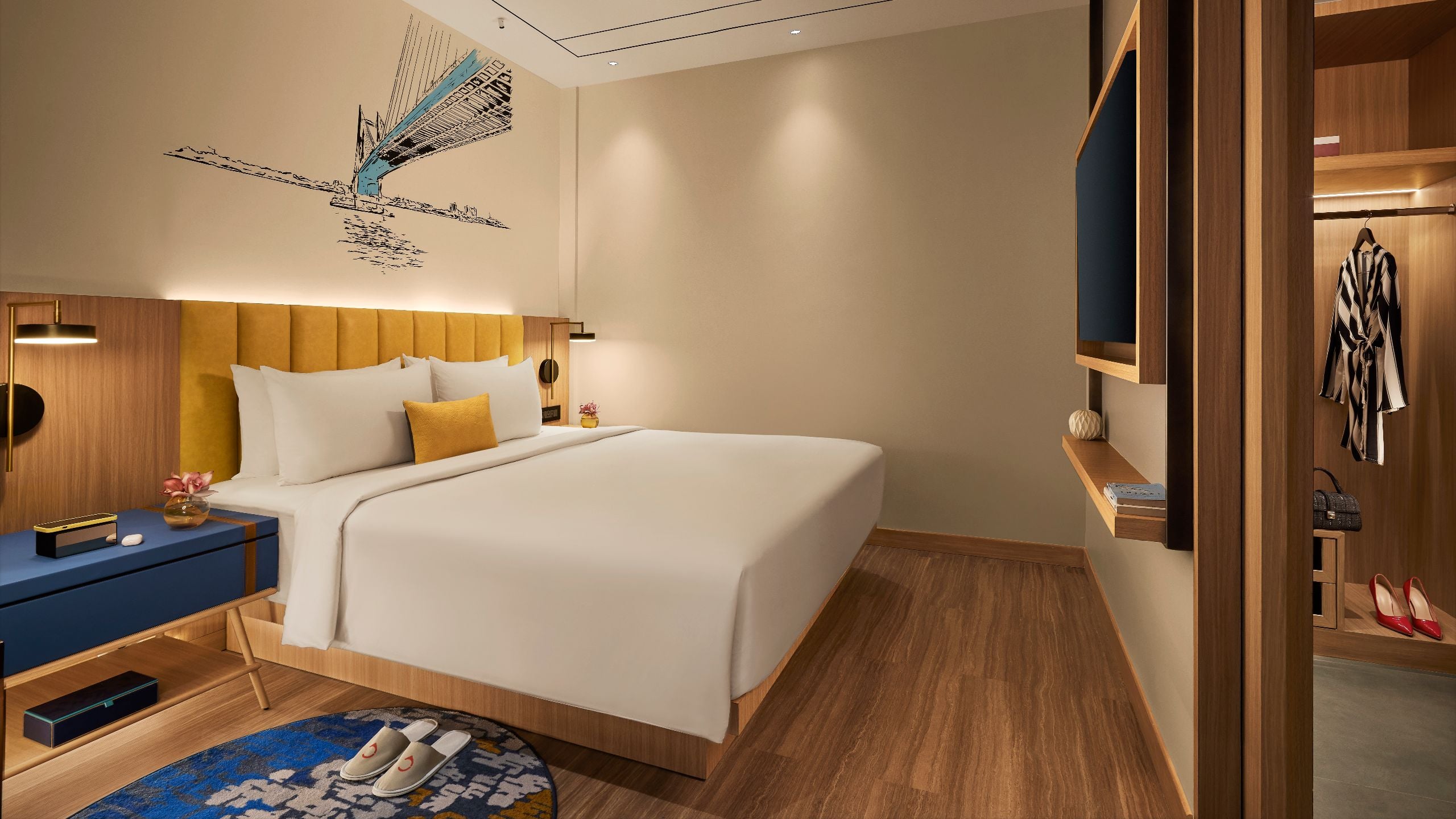 1/4 Hyatt Centric Ballygunge Kolkata Executive Suite Bedroom