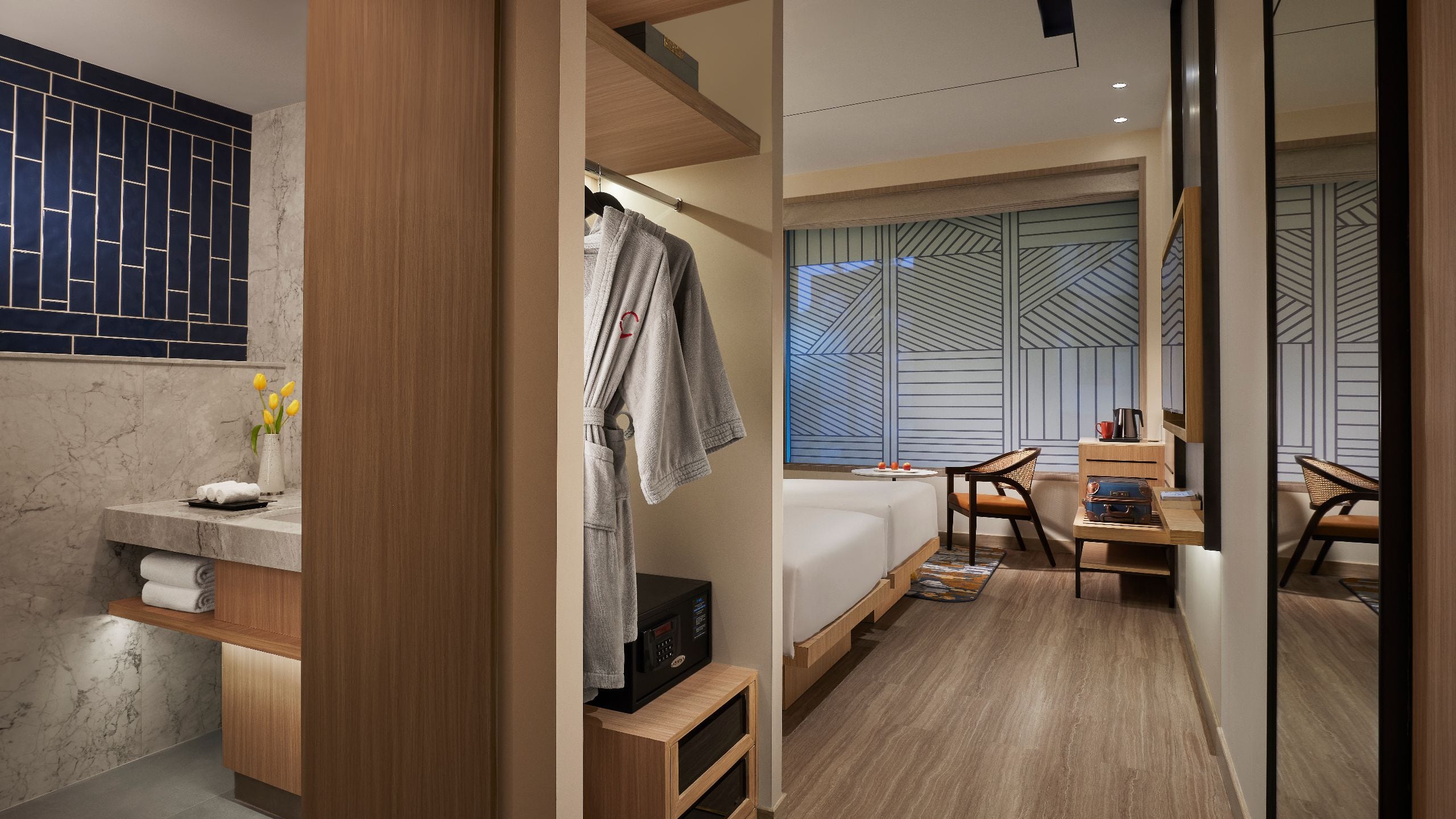 Hyatt Centric Ballygunge Kolkata Twin Room Evening View