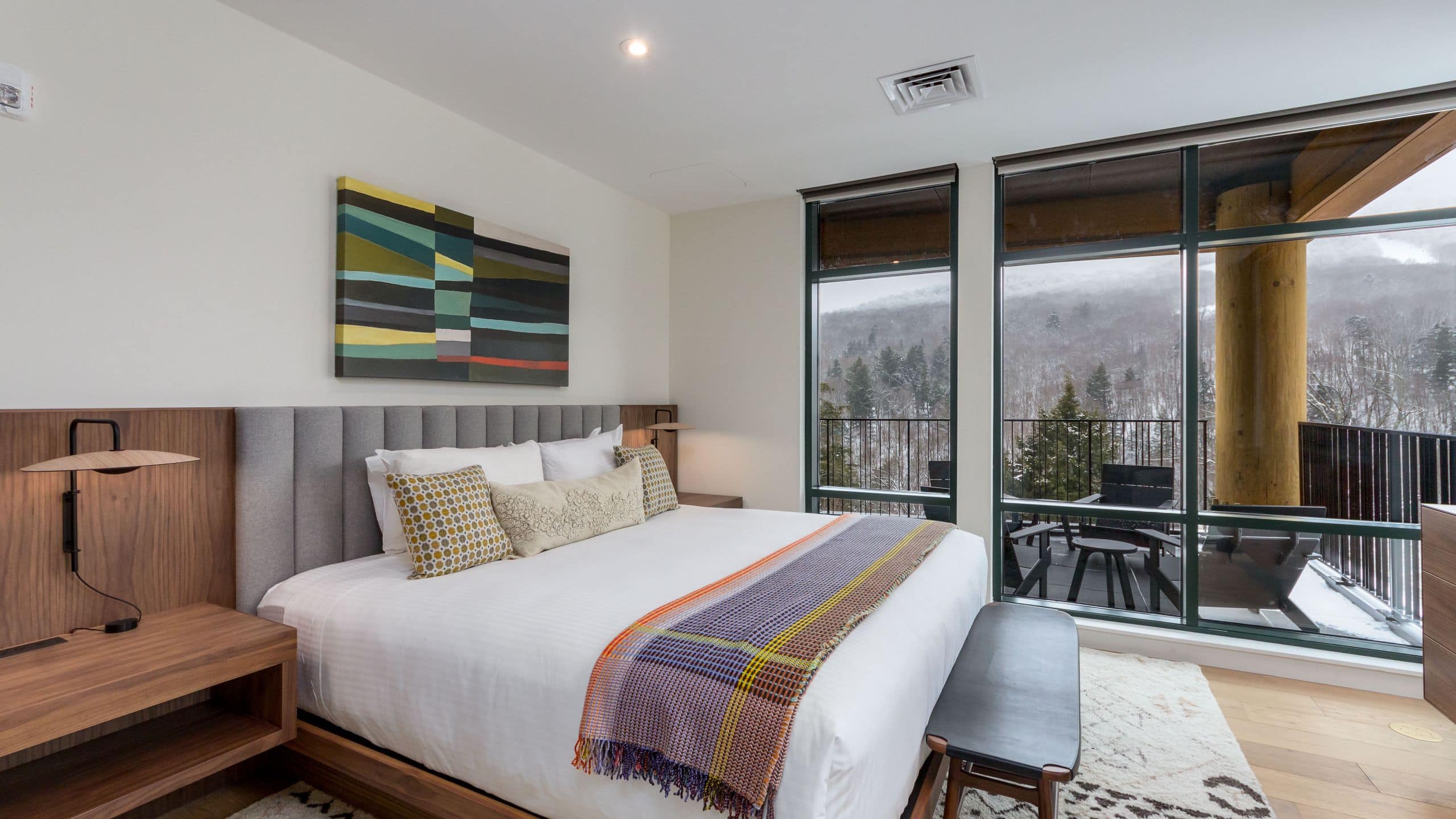 1 of 5 The Lodge at Spruce Peak Two Bed Treehouse Bedroom