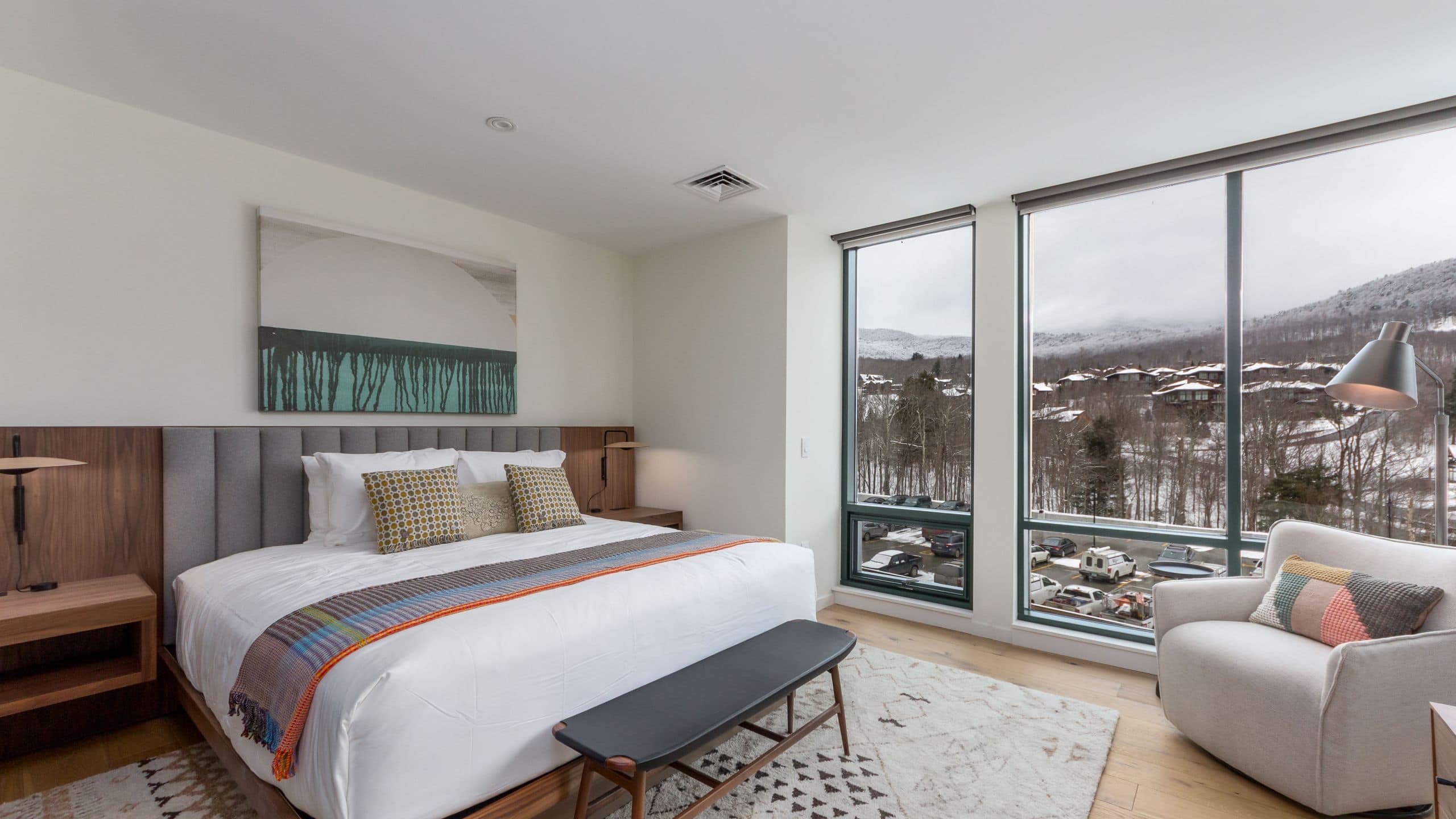 1 of 5 The Lodge at Spruce Peak Three Bed Treehouse Bed