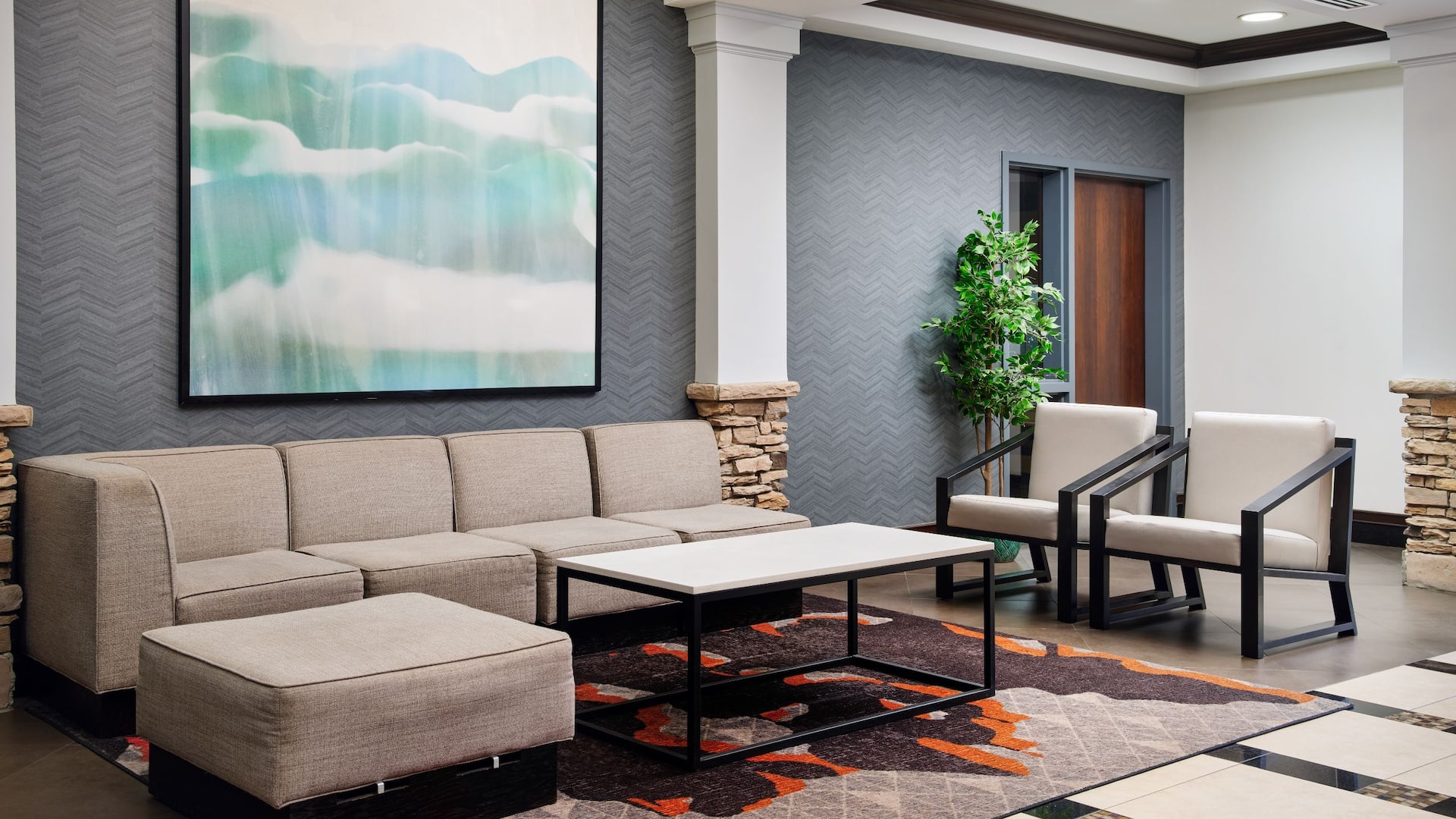 Hyatt House Sterling/Dulles Airport-North Lobby Seating