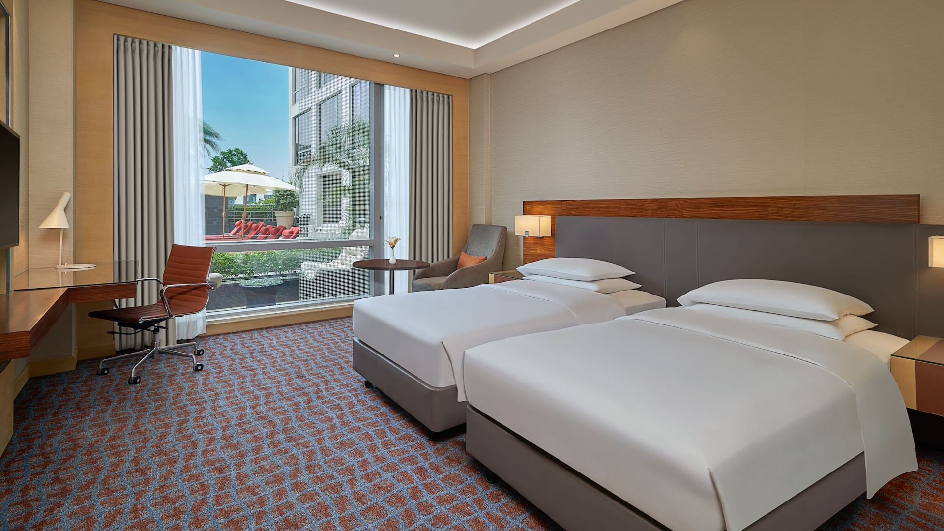 Hyatt Regency Lucknow Regency Two Twin Beds Guestroom