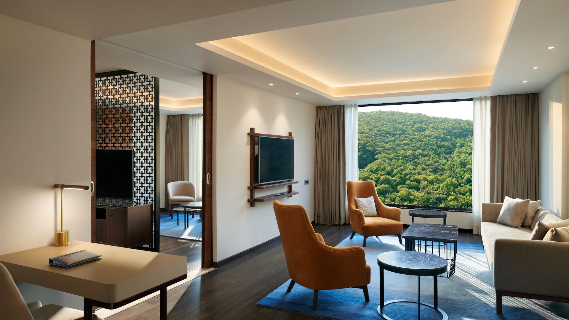Hyatt Regency Dehradun Resort and Spa Executive Suite Sitting Room