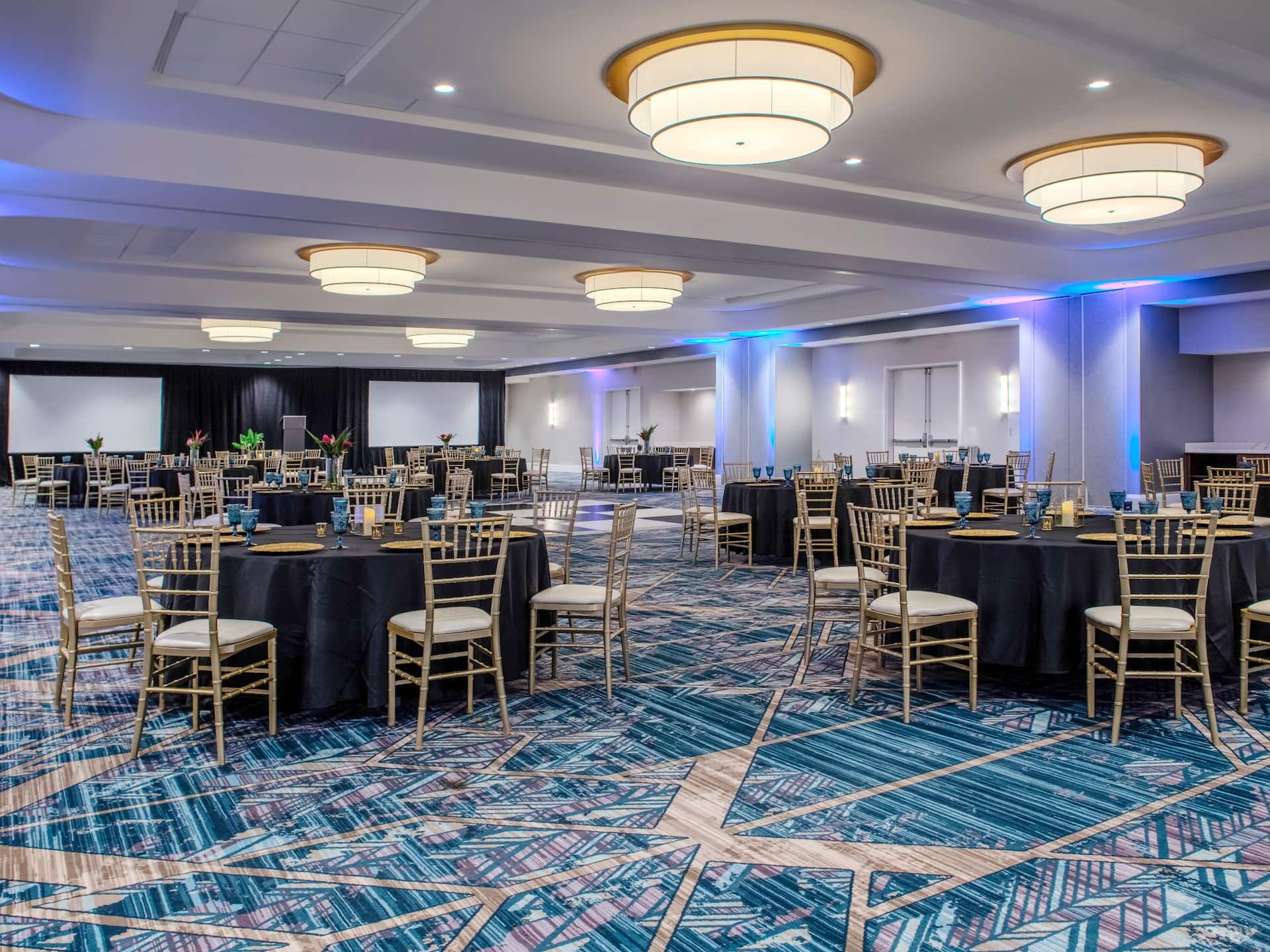 Hyatt Place St. Augustine / Vilano Beach Ballroom Set In Rounds With Av