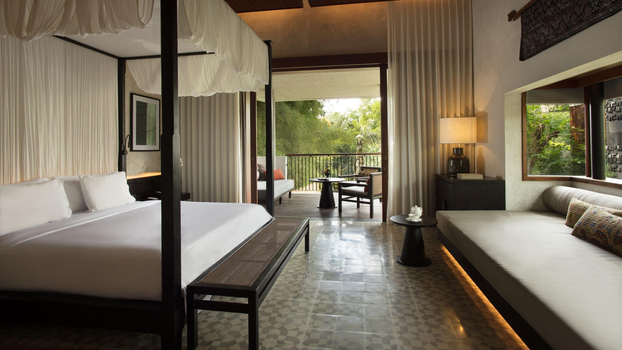 Alila Ubud Terrace Tree Villa Bedroom Sofa