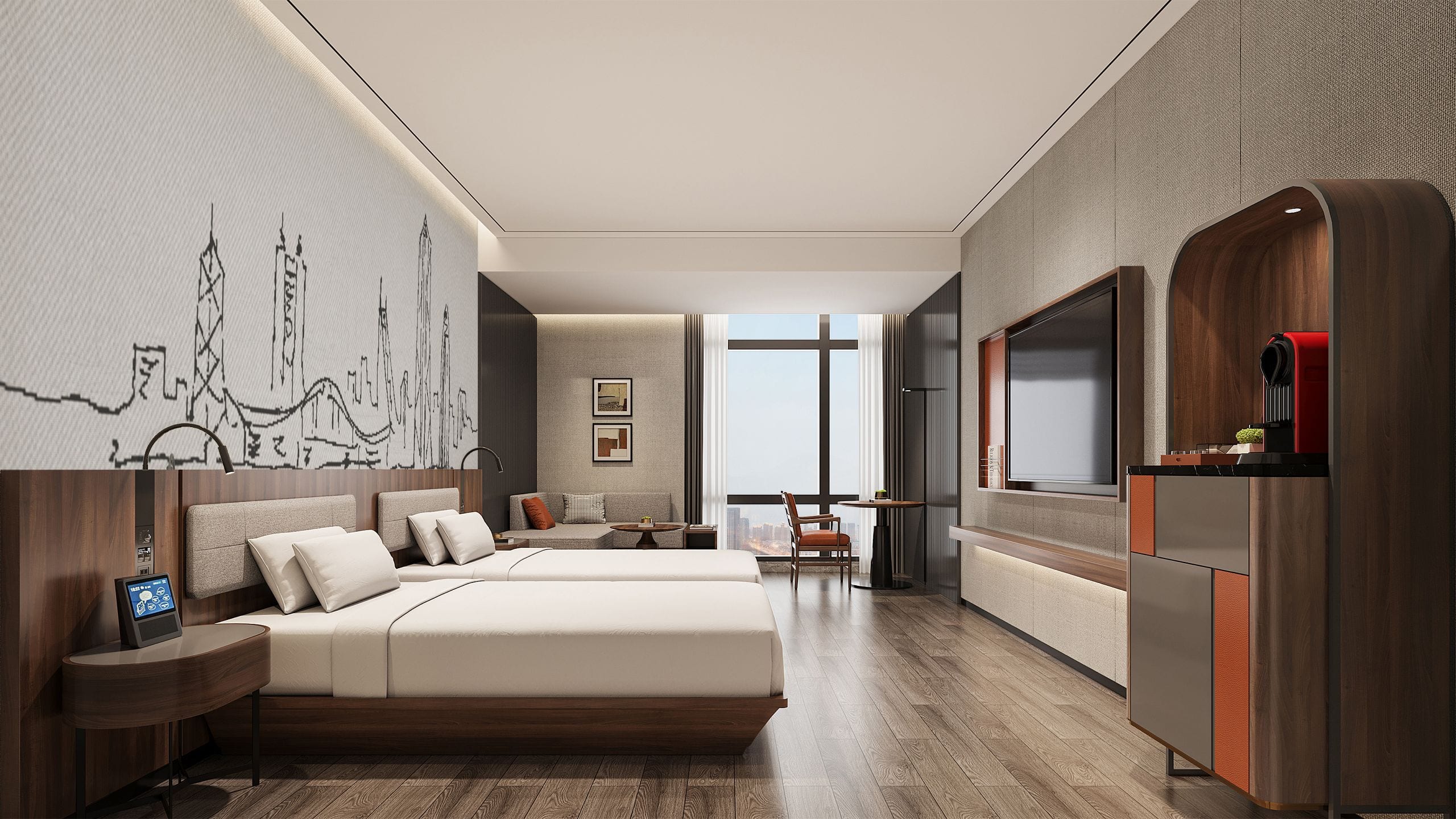 UrCove Guangzhou Canton Tower Exhibition Center Superior Twin