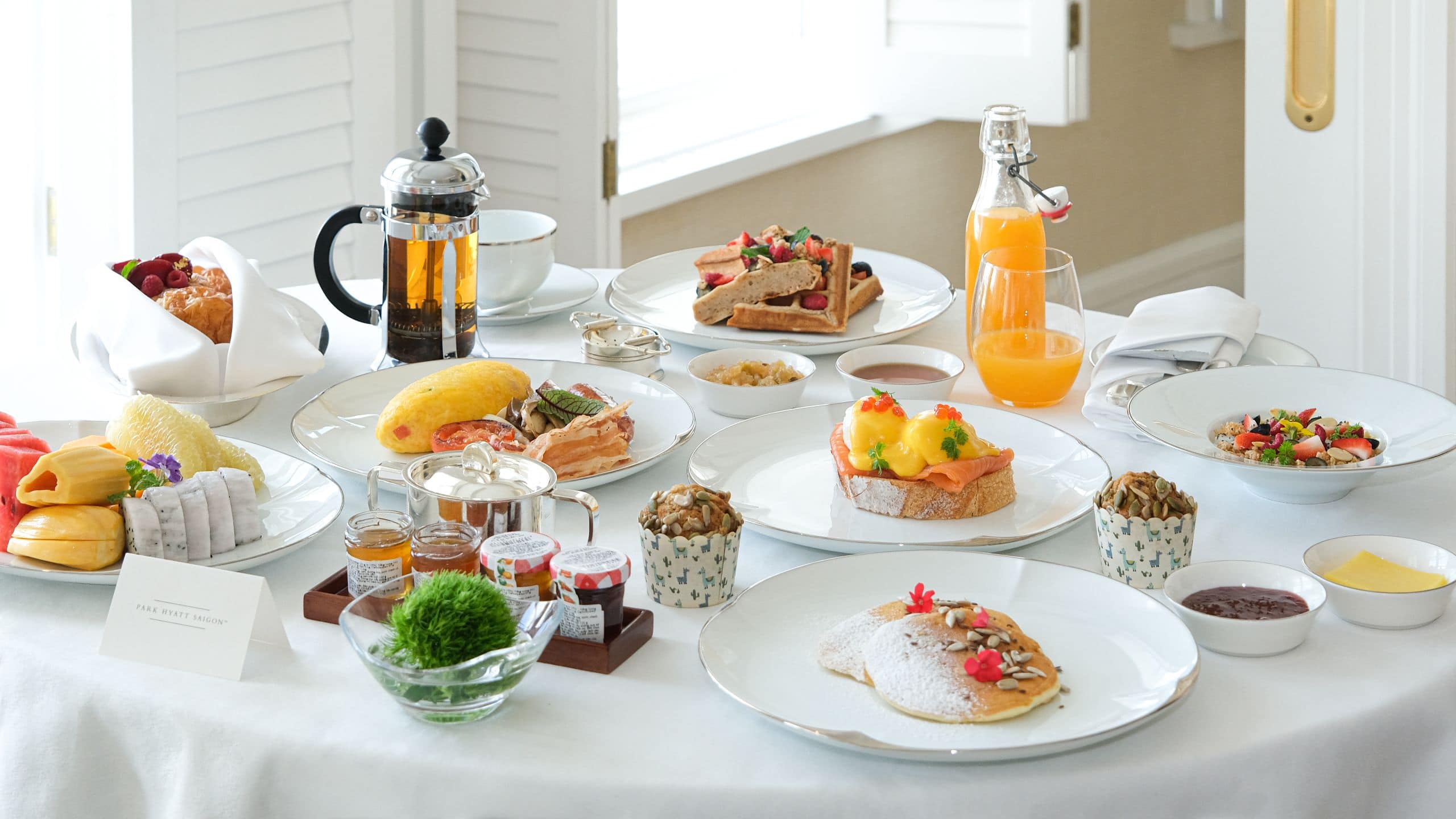 Park Hyatt Saigon Room Service Breakfast