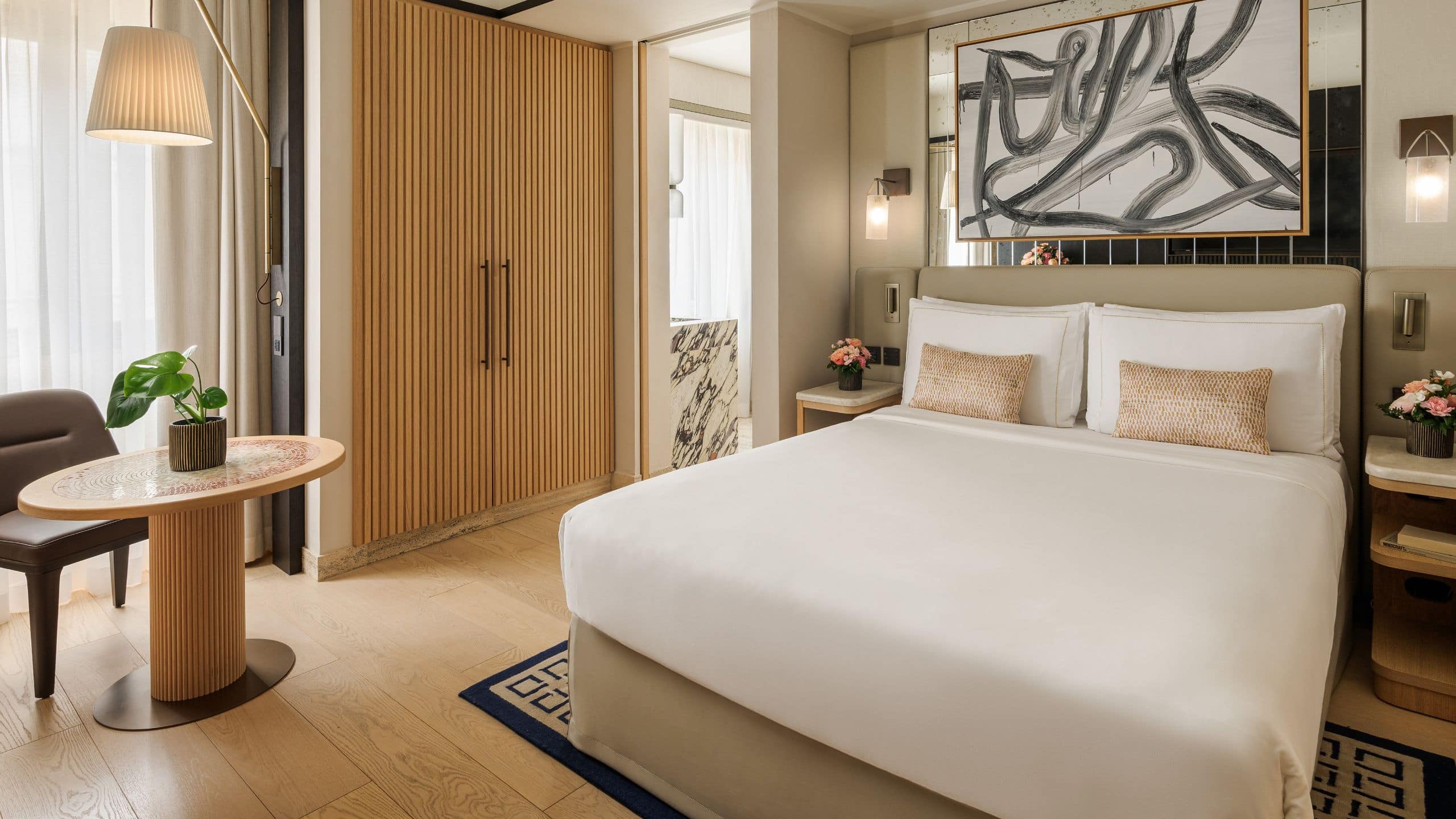 Park Hyatt Milan Queen Room Bedroom View