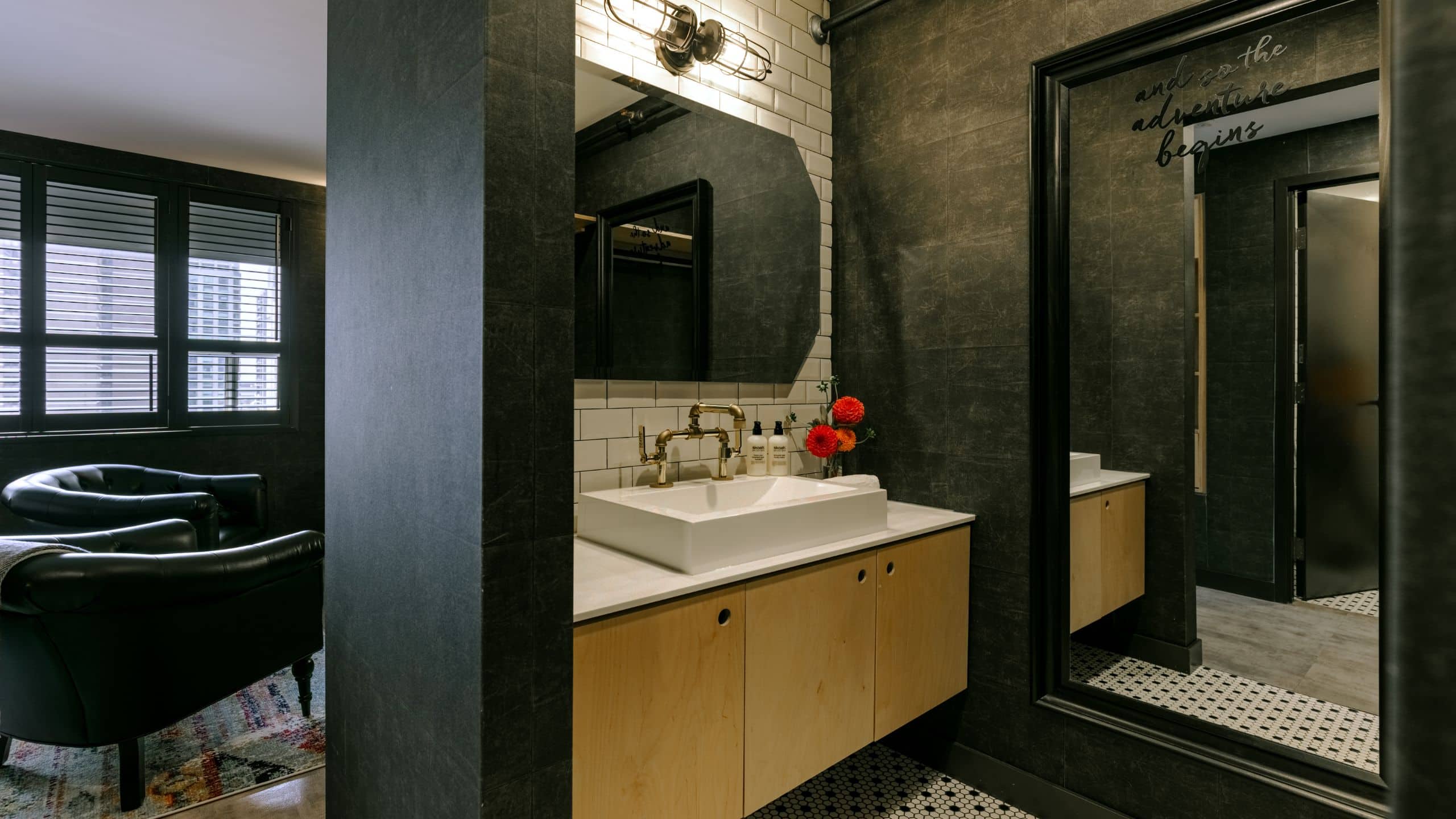 The Anndore House One King Bed Loft Bathroom Vanity