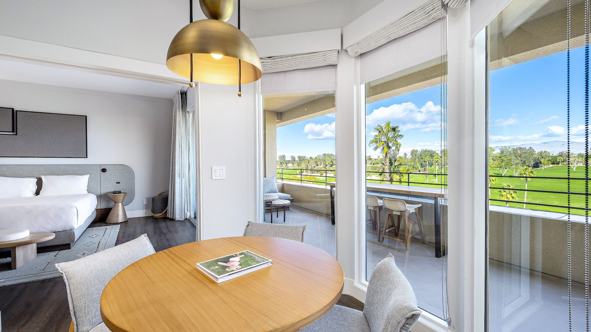 3/3 Grand Hyatt Indian Wells Resort & Villas Penthouse Suite Table Patio