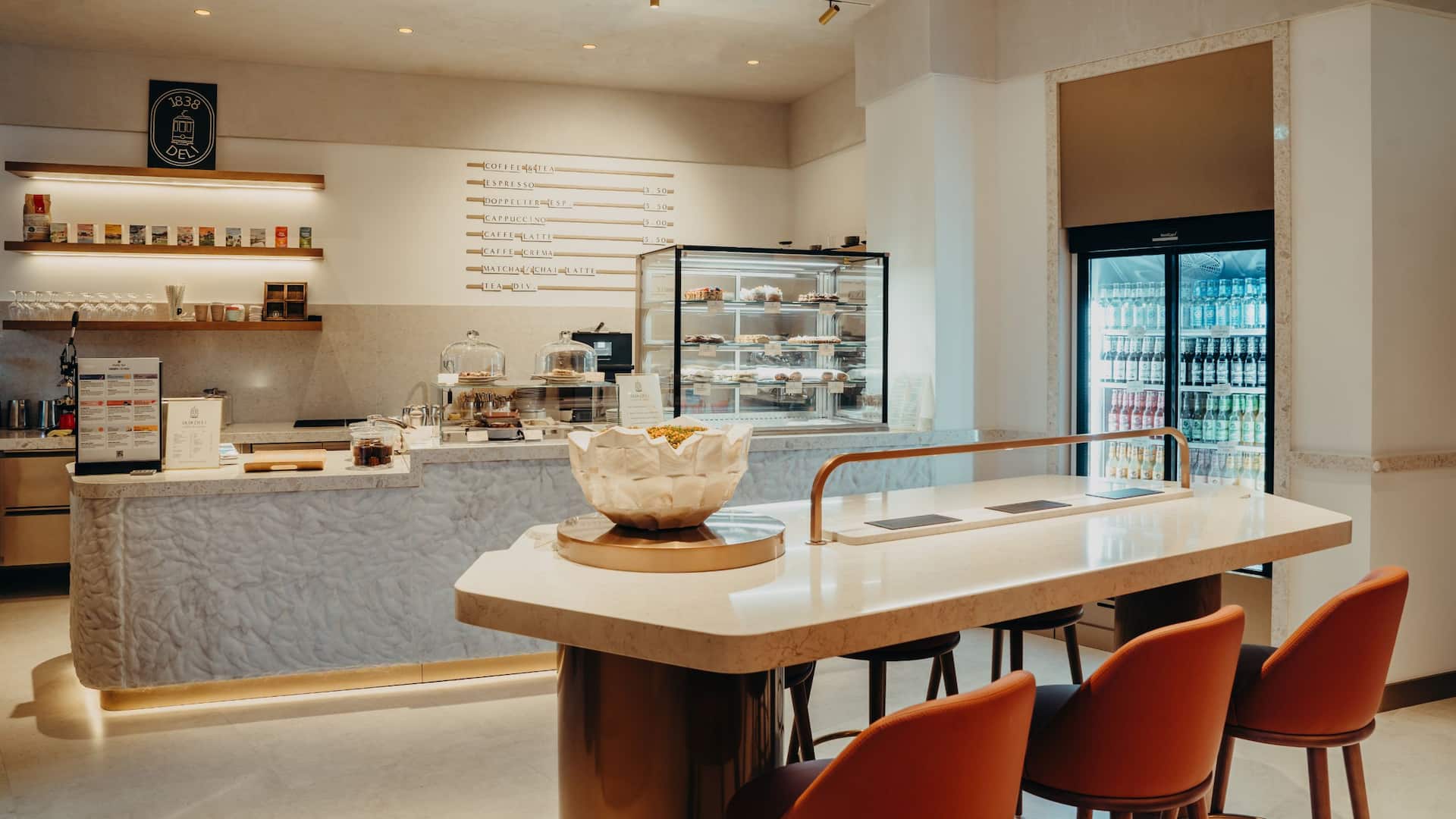 Grand Hyatt Berlin 1838 Deli Coffee Interieur