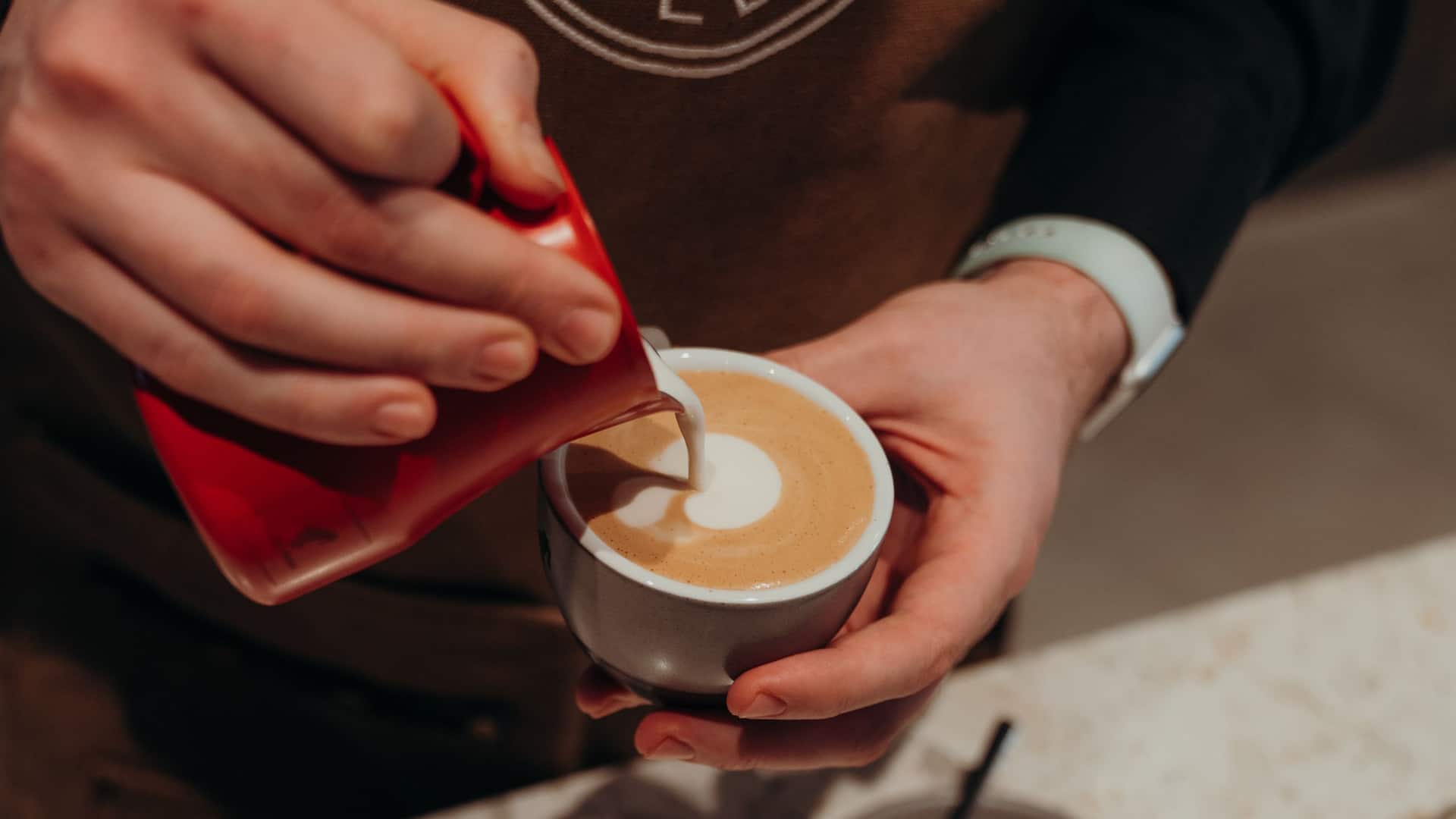 Grand Hyatt Berlin Barista Coffee Art