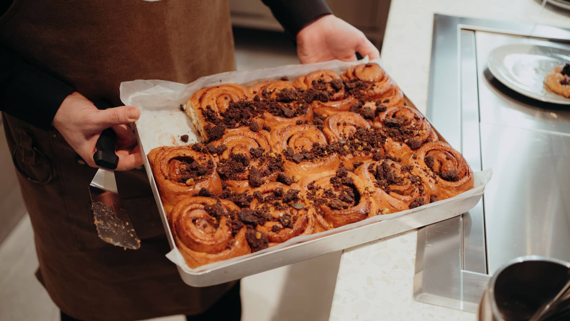 Grand Hyatt Berlin Homemade Cinnamon Buns
